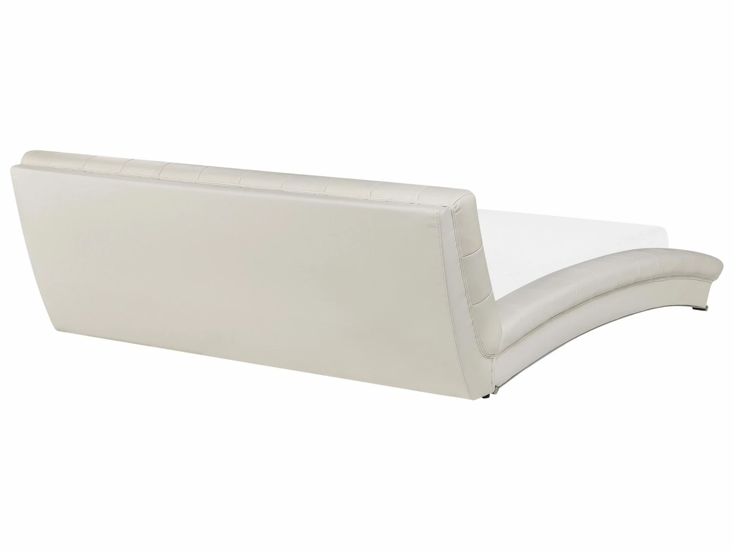 Wasserbett Leder Weiß 180 X 200 Cm LILLE – Bild 4