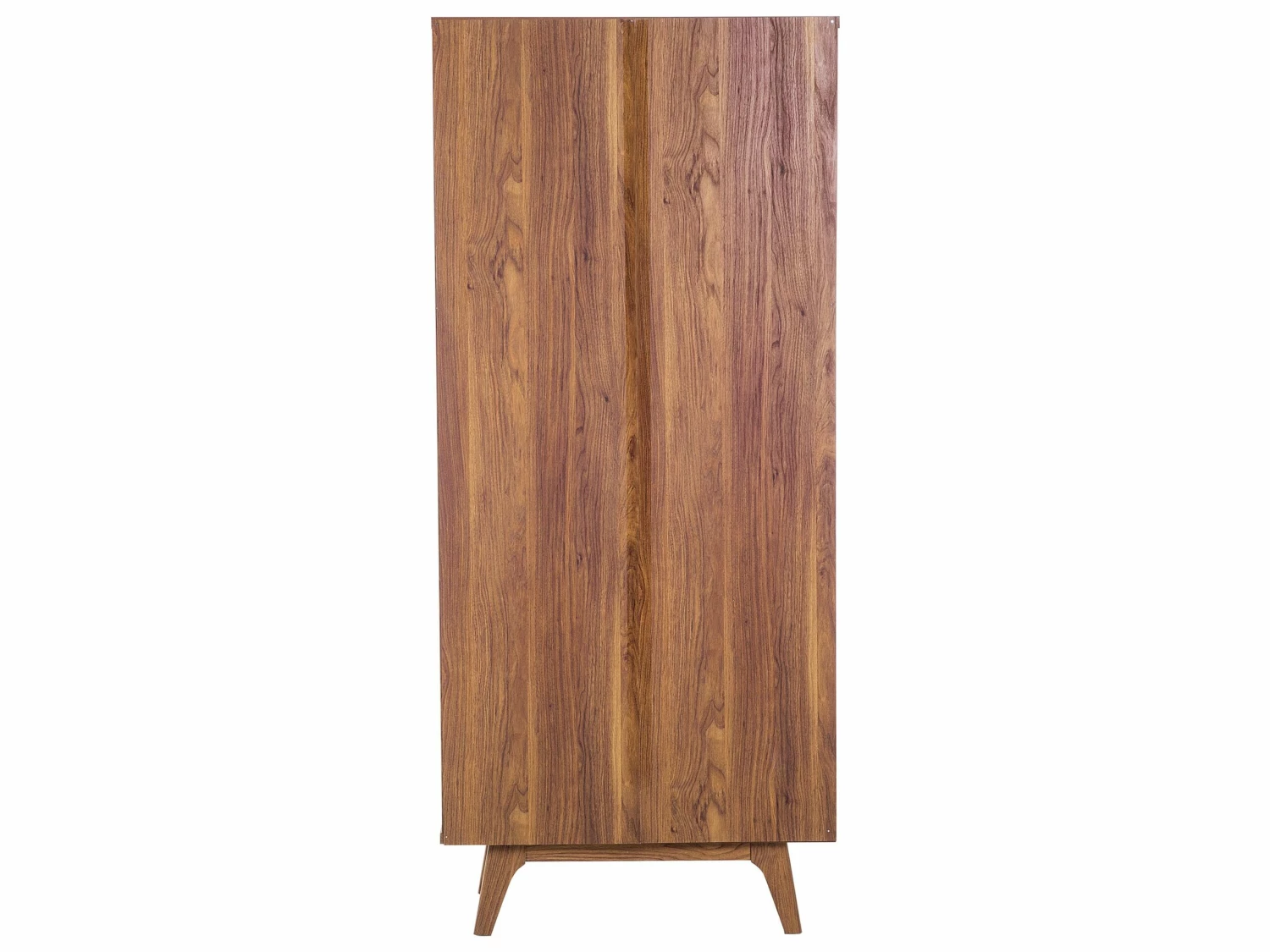 Schrank Dunkler Holzfarbton / Weiß COLUMBUS – Bild 8