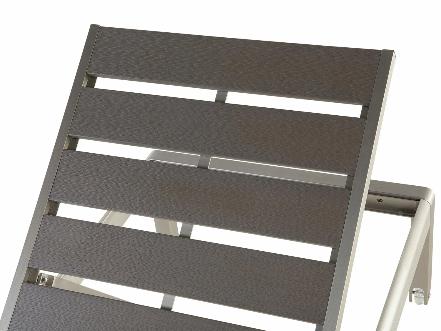 Gartenliege Kunstholz Grau NARDO – Bild 4