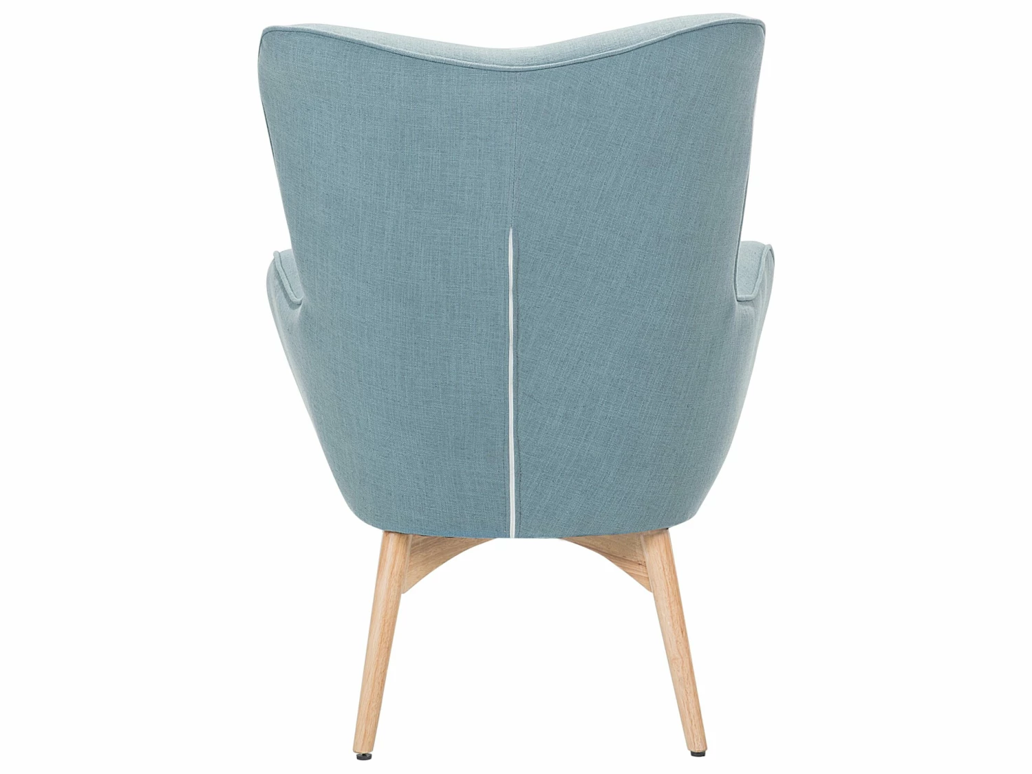 Sessel Polsterbezug Blau Plus Hocker VEJLE – Bild 5