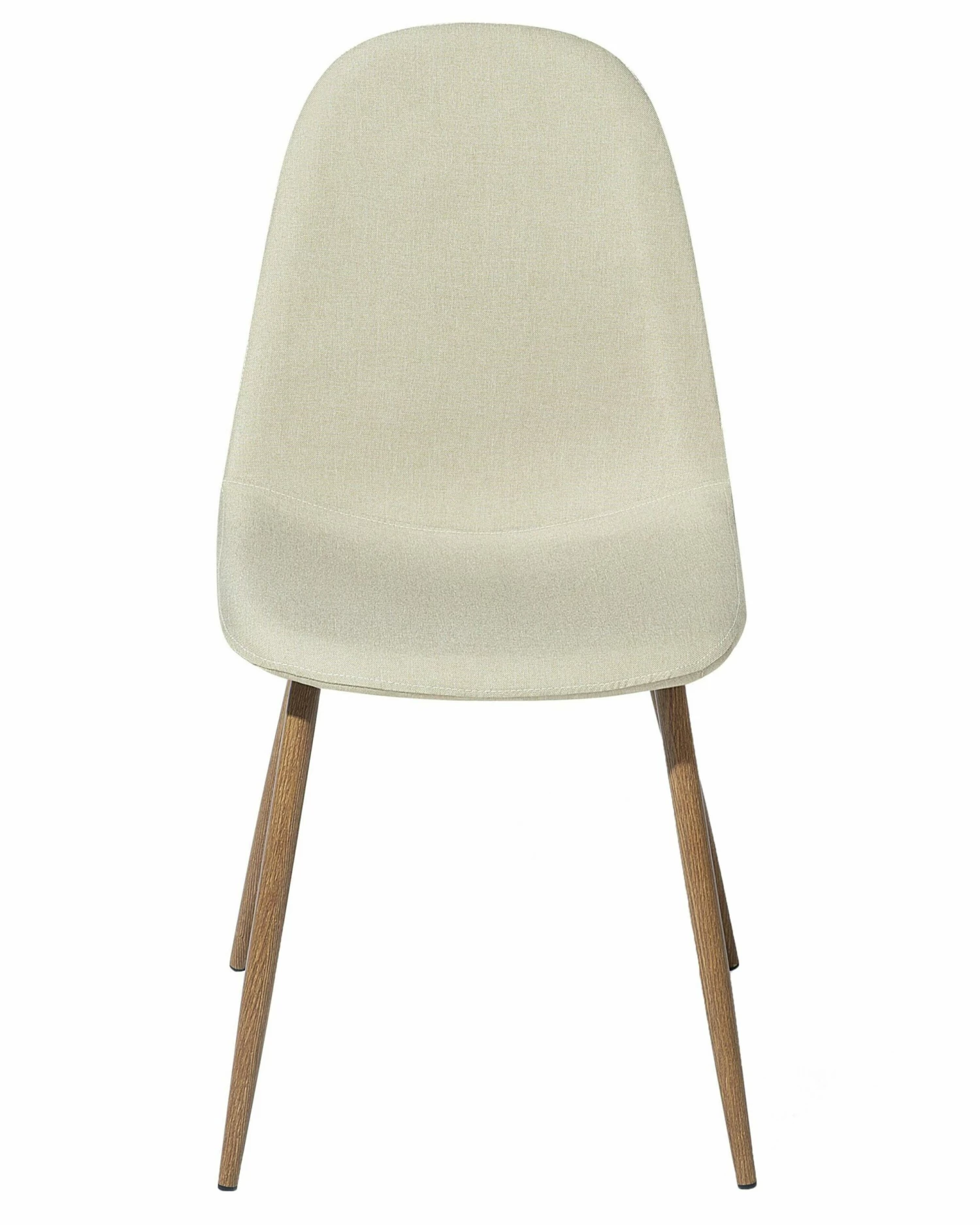 Esszimmerstuhl Polsterbezug Beige 2er Set BRUCE – Bild 4