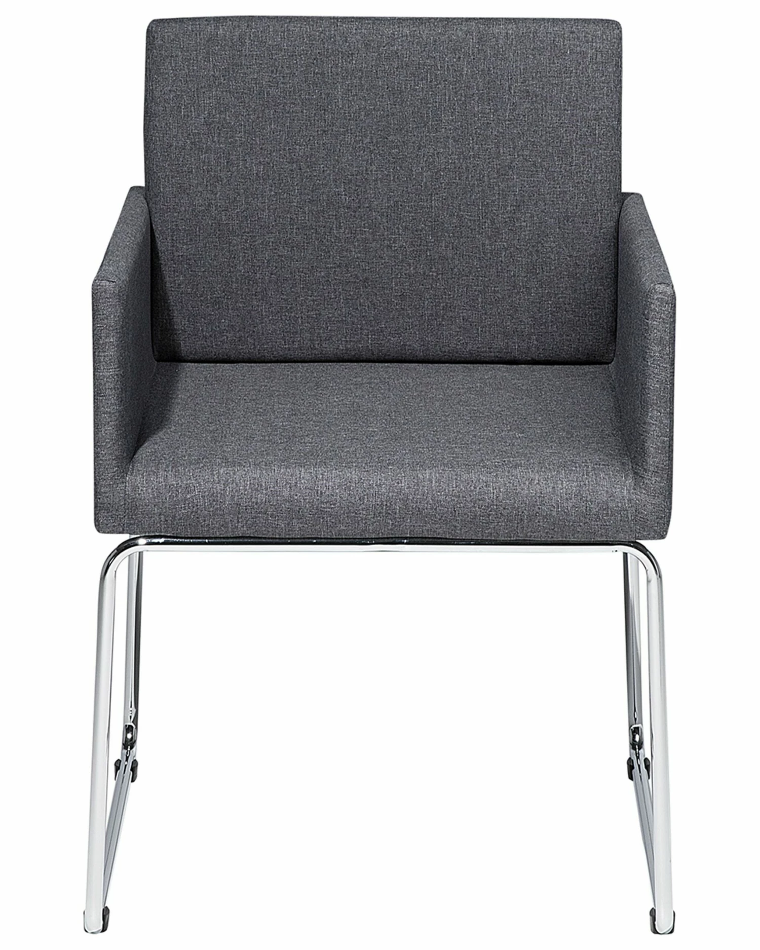 Esszimmerstuhl Polsterbezug Dunkelgrau 2er Set GOMEZ – Bild 4