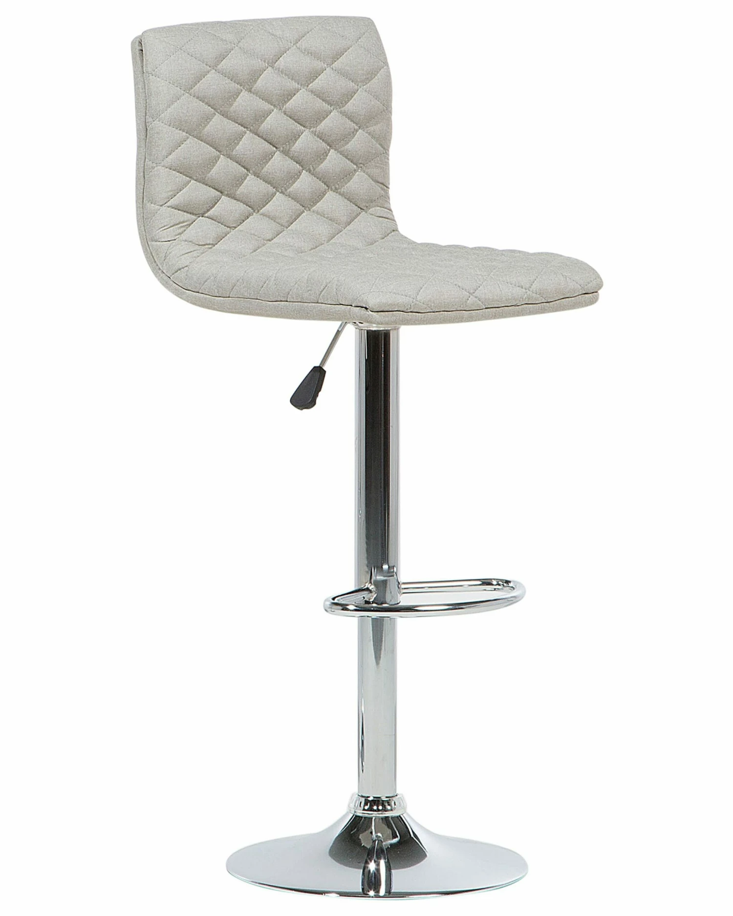 Barhocker Polsterbezug Beige Höhenverstellbar 2er Set ORLANDO – Bild 3