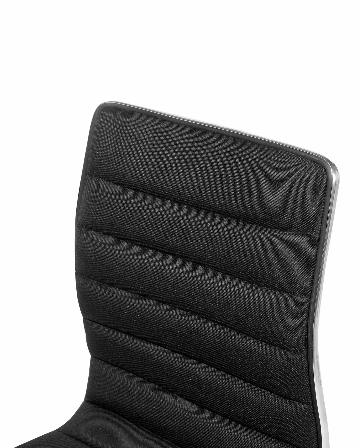 Barhocker Polsterbezug Schwarz Höhenverstellbar 2er Set LUCERNE – Bild 8