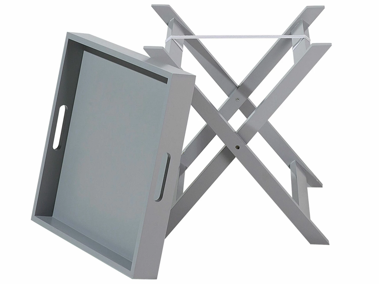 Couchtisch Grau Quadratisch 40 X 40 Cm CHESTER – Bild 5