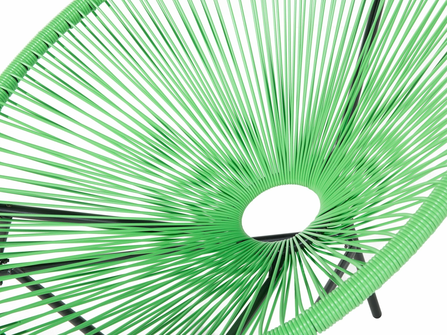 Rattanstuhl Kunststoff Grün ø 76 Cm ACAPULCO – Bild 10