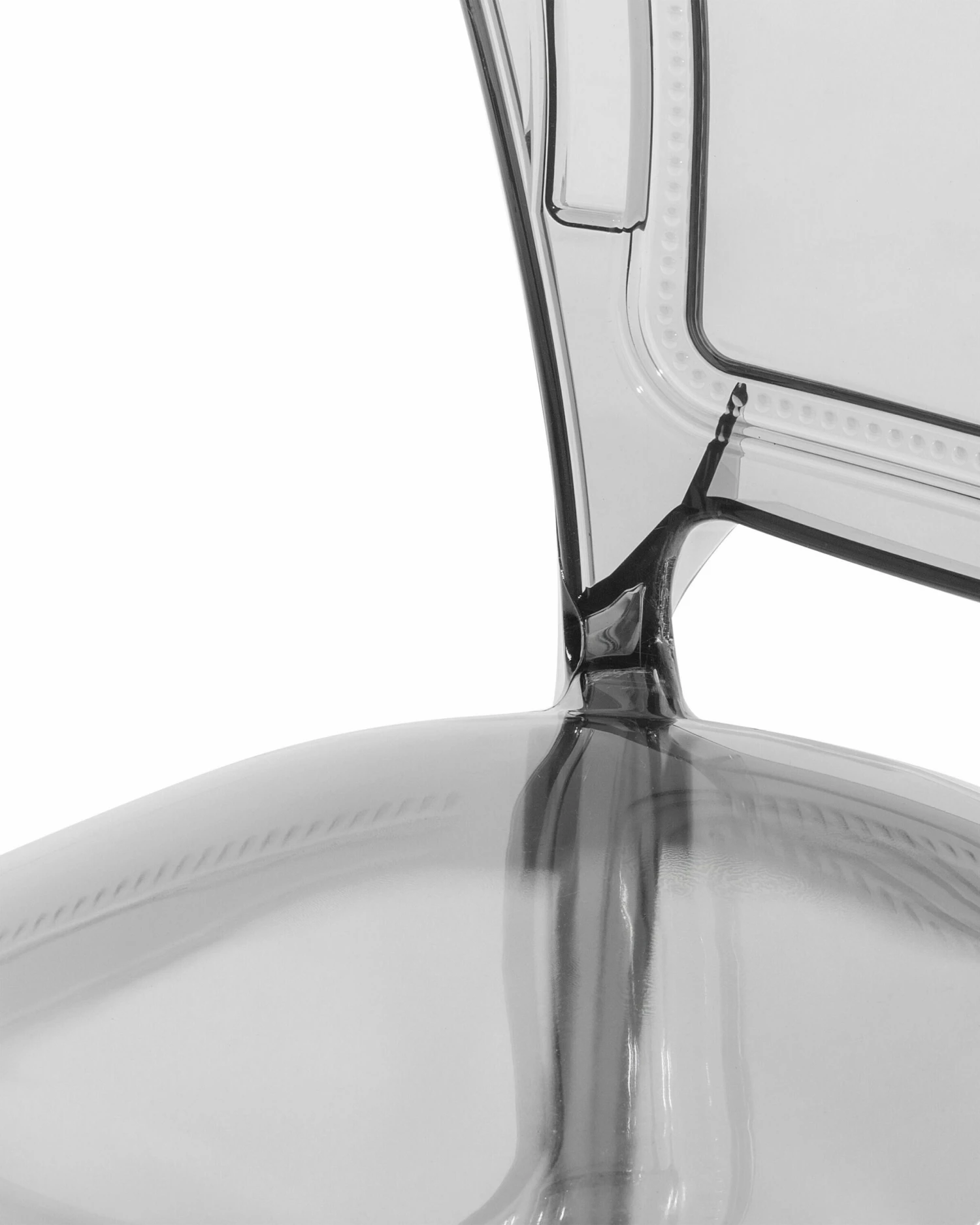 Esszimmerstuhl Kunststoff Transparent Schwarz 2er Set VERMONT – Bild 8