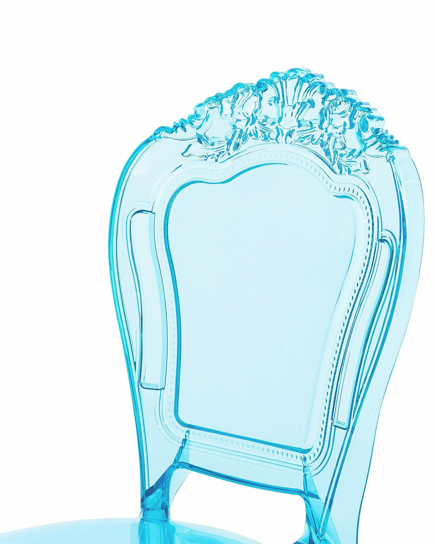 Esszimmerstuhl Kunststoff Transparent Blau 2er Set VERMONT – Bild 8