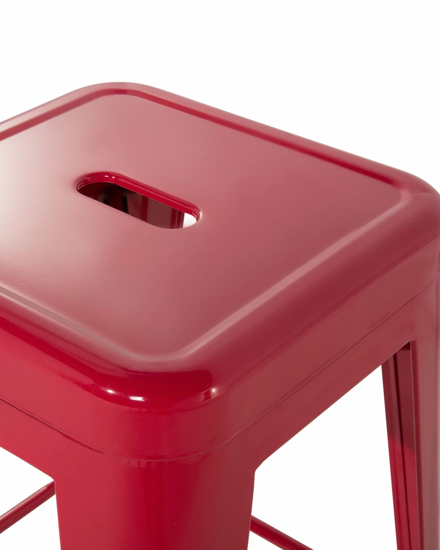 Barhocker Rot 2er Set Höhe 76 Cm CABRILLO – Bild 6