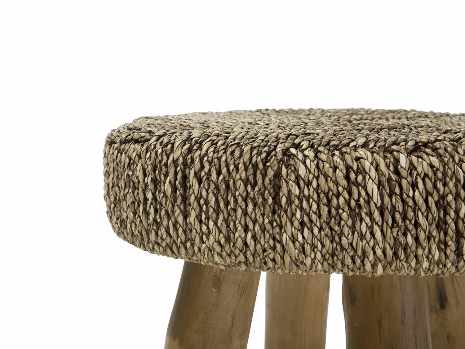 Beistelltisch Teakholz Hellbraun ⌀ 44 Cm KELSEY – Bild 9