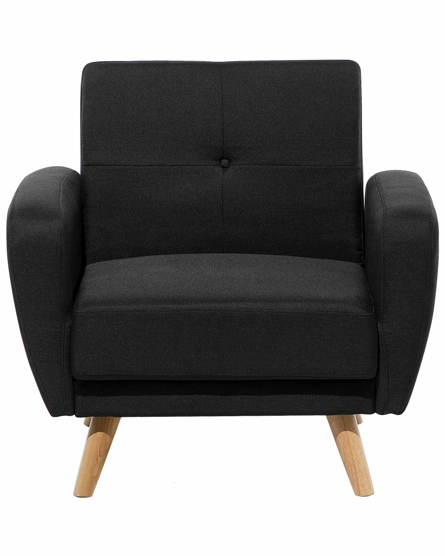 Sessel Polsterbezug Schwarz Verstellbar FLORLI – Bild 6