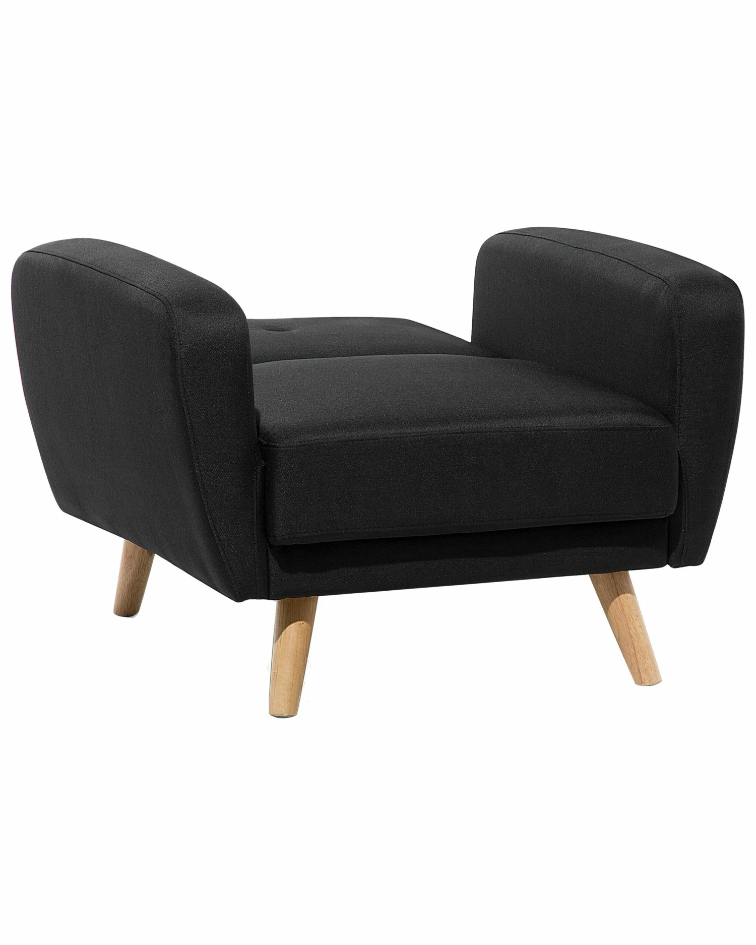 Sessel Polsterbezug Schwarz Verstellbar FLORLI – Bild 10