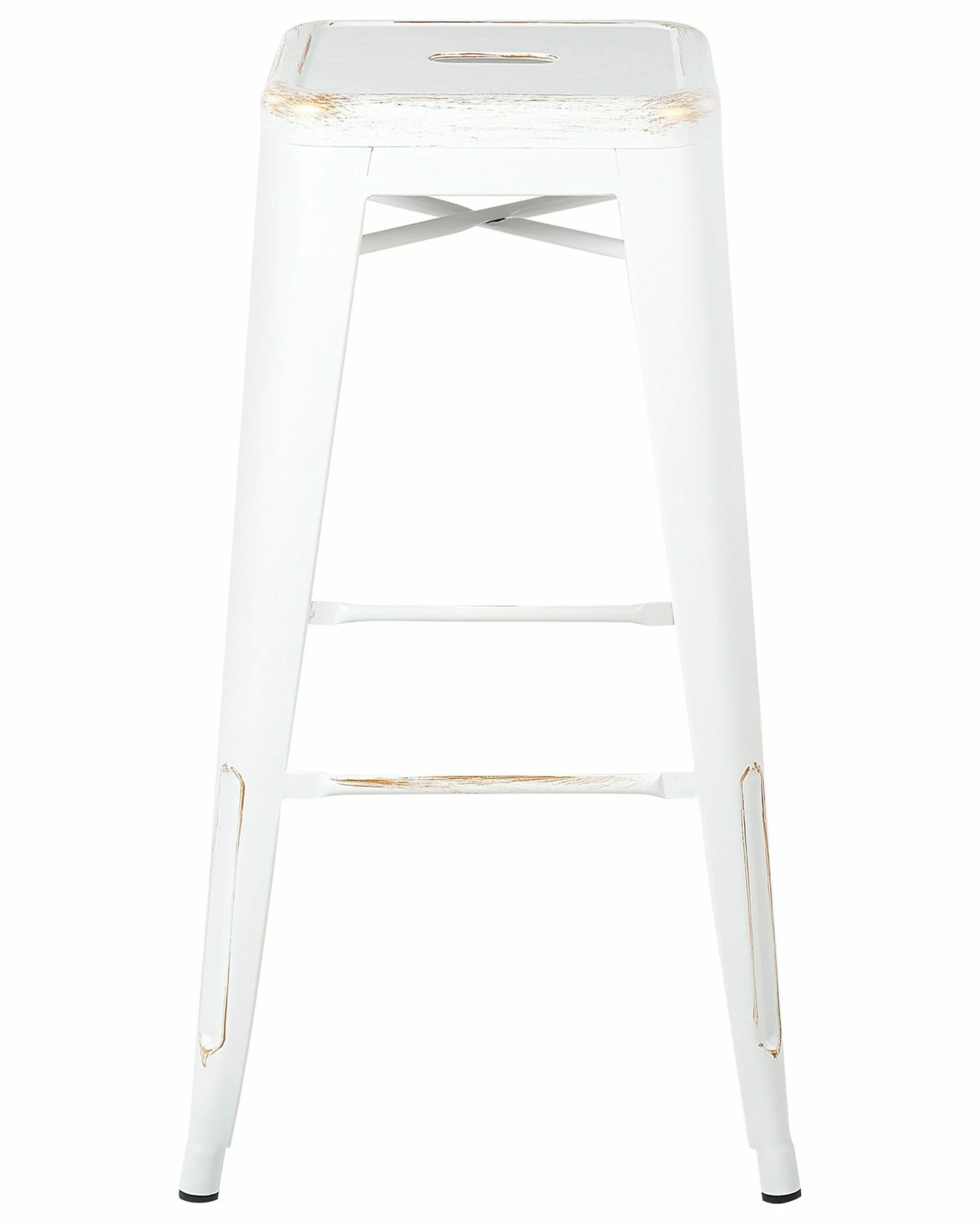 Barhocker Weiß-gold 2er Set Höhe 76 Cm CABRILLO – Bild 4