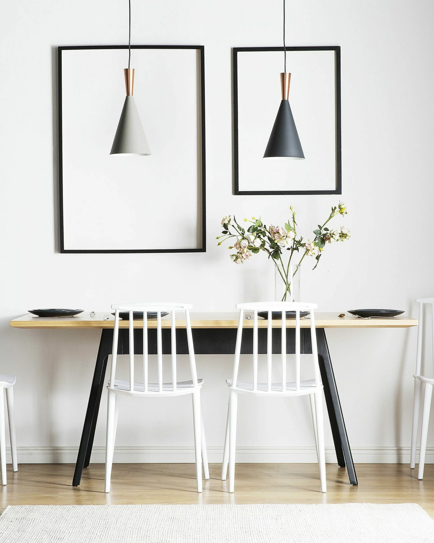 Esszimmerstuhl Kunststoff Weiß 2er Set VENTNOR – Bild 2