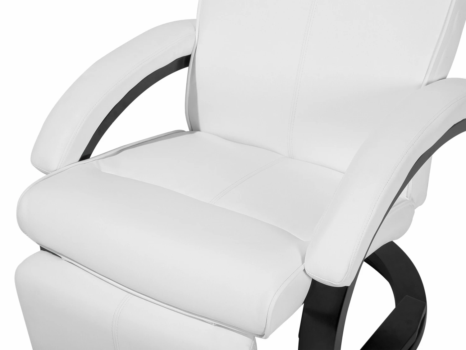 Sessel Weiß Kunstleder MIGHT – Bild 10