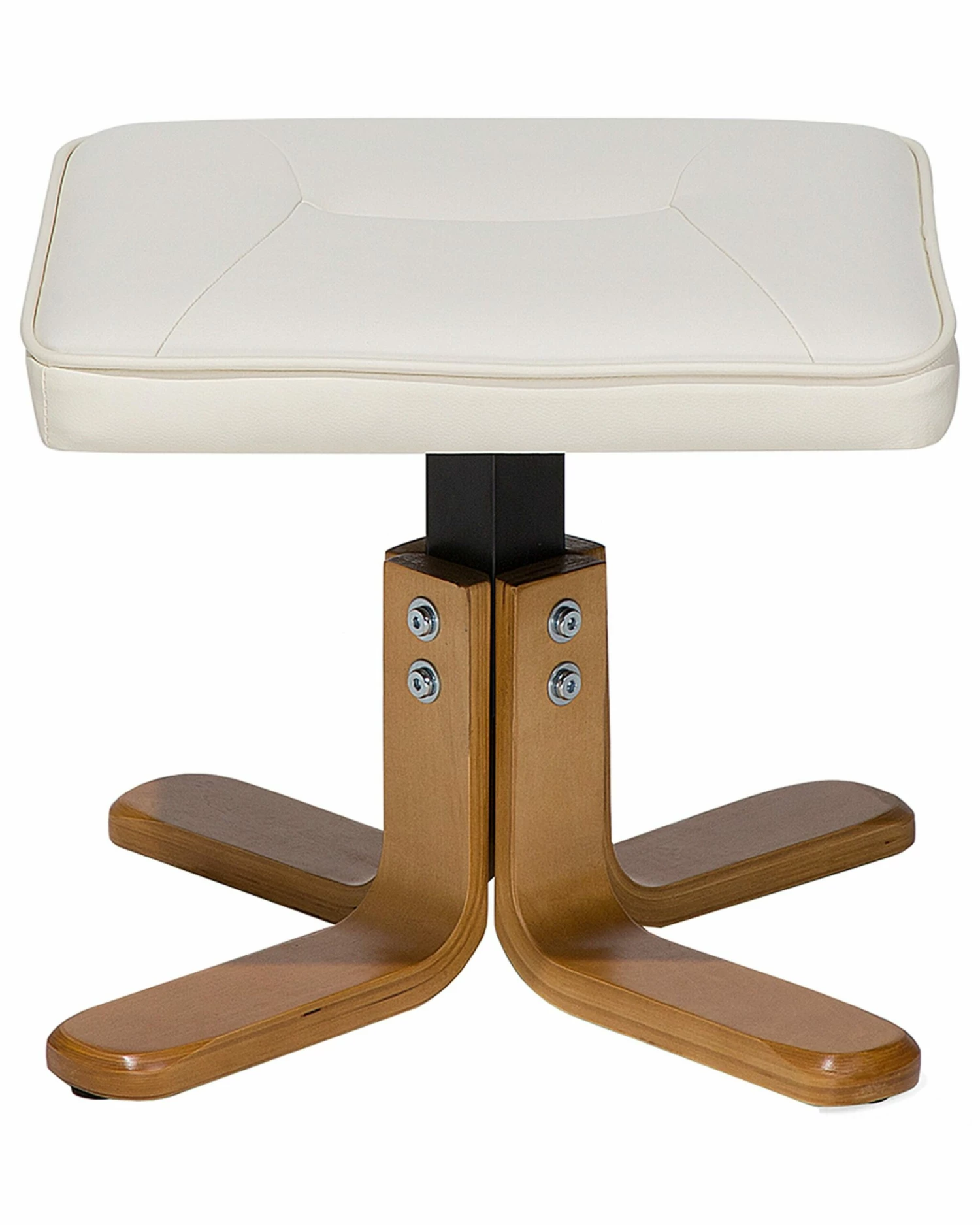 Massagesessel Beige Kunstleder Heizfunktion Mit Fußhocker RELAXPRO – Bild 10