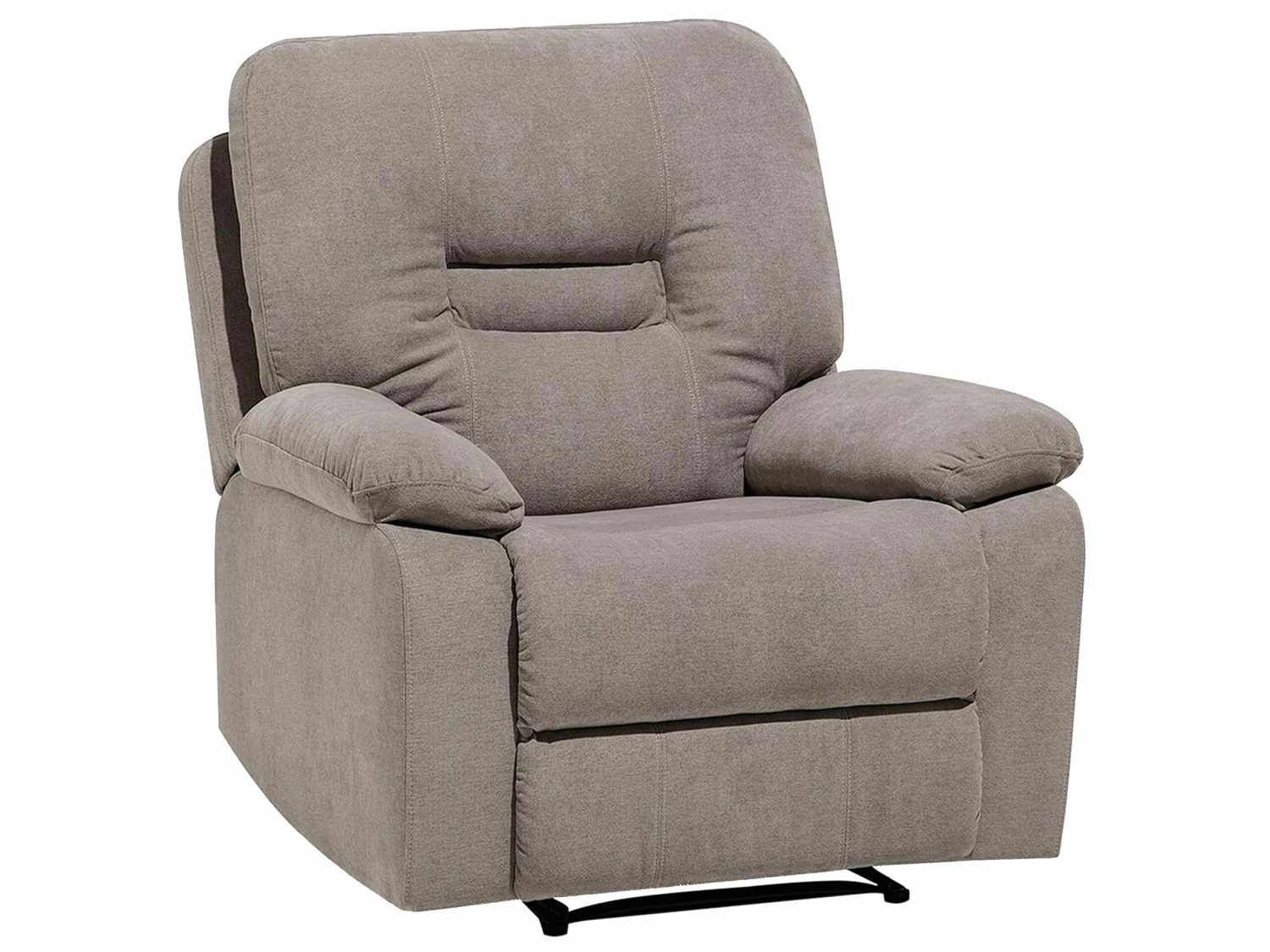 Sessel Polsterbezug Taupe Verstellbar BERGEN