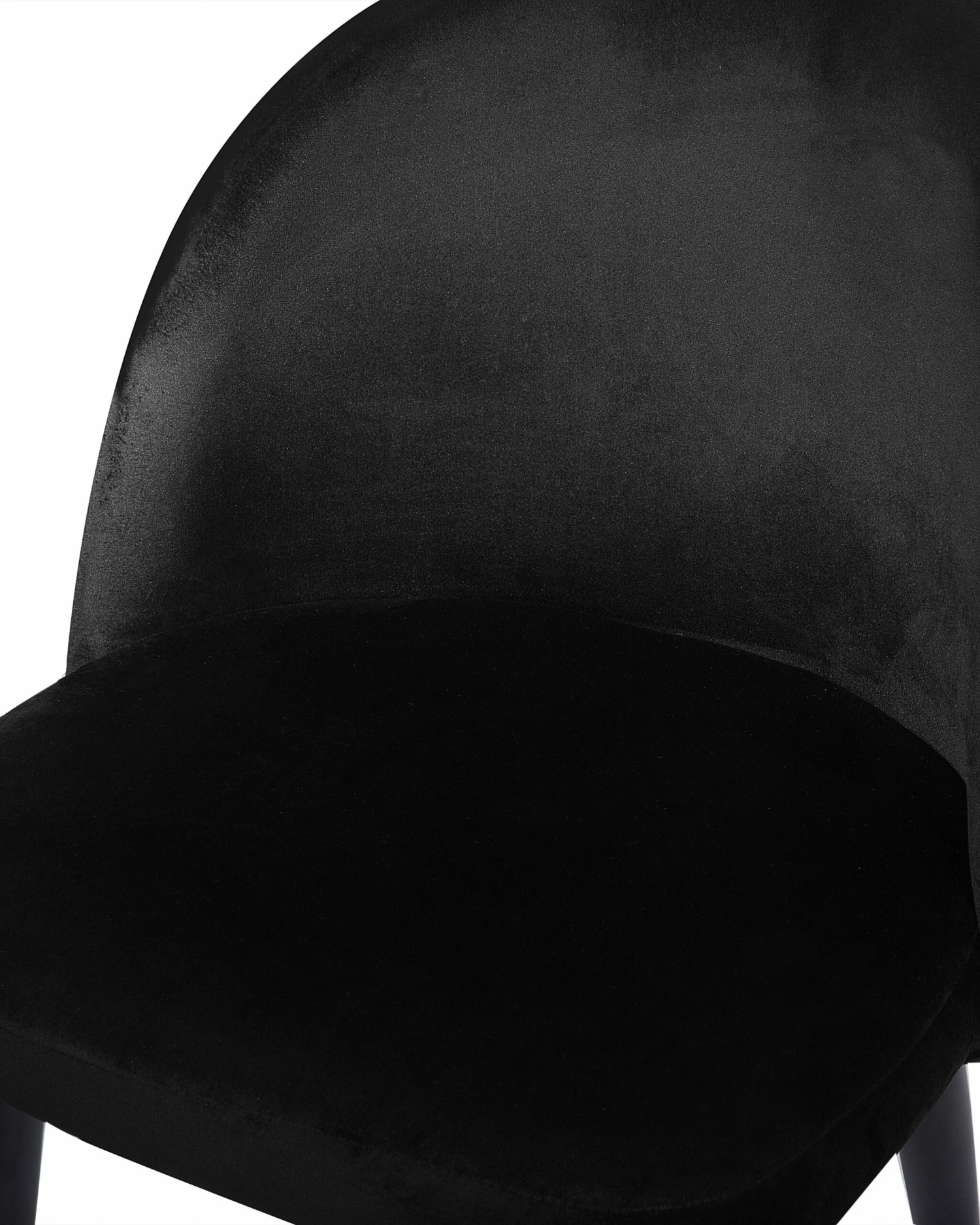 Esszimmerstuhl Samtstoff Schwarz 2er Set VISALIA – Bild 8