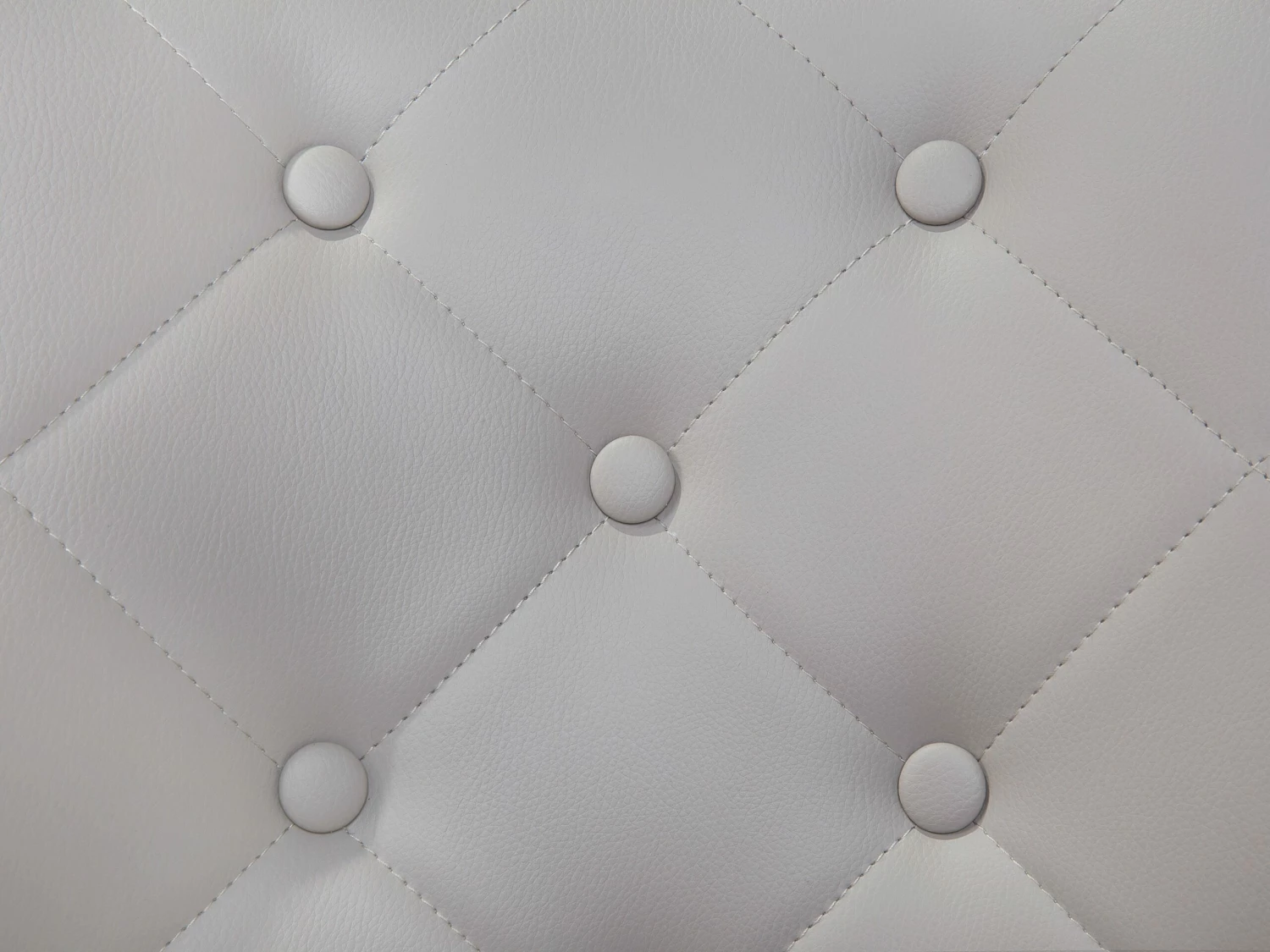 Esszimmerstuhl Hellgrau Kunstleder 2er Set VALERIE – Bild 9