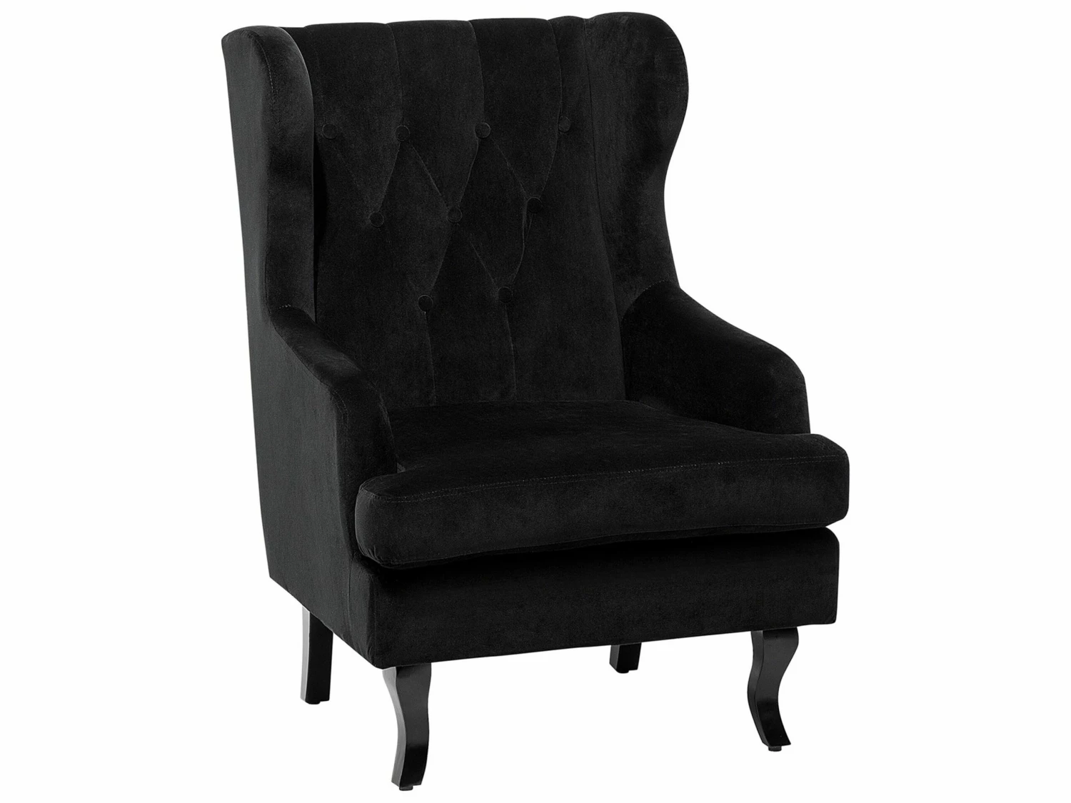 Sessel Samtstoff Schwarz ALTA