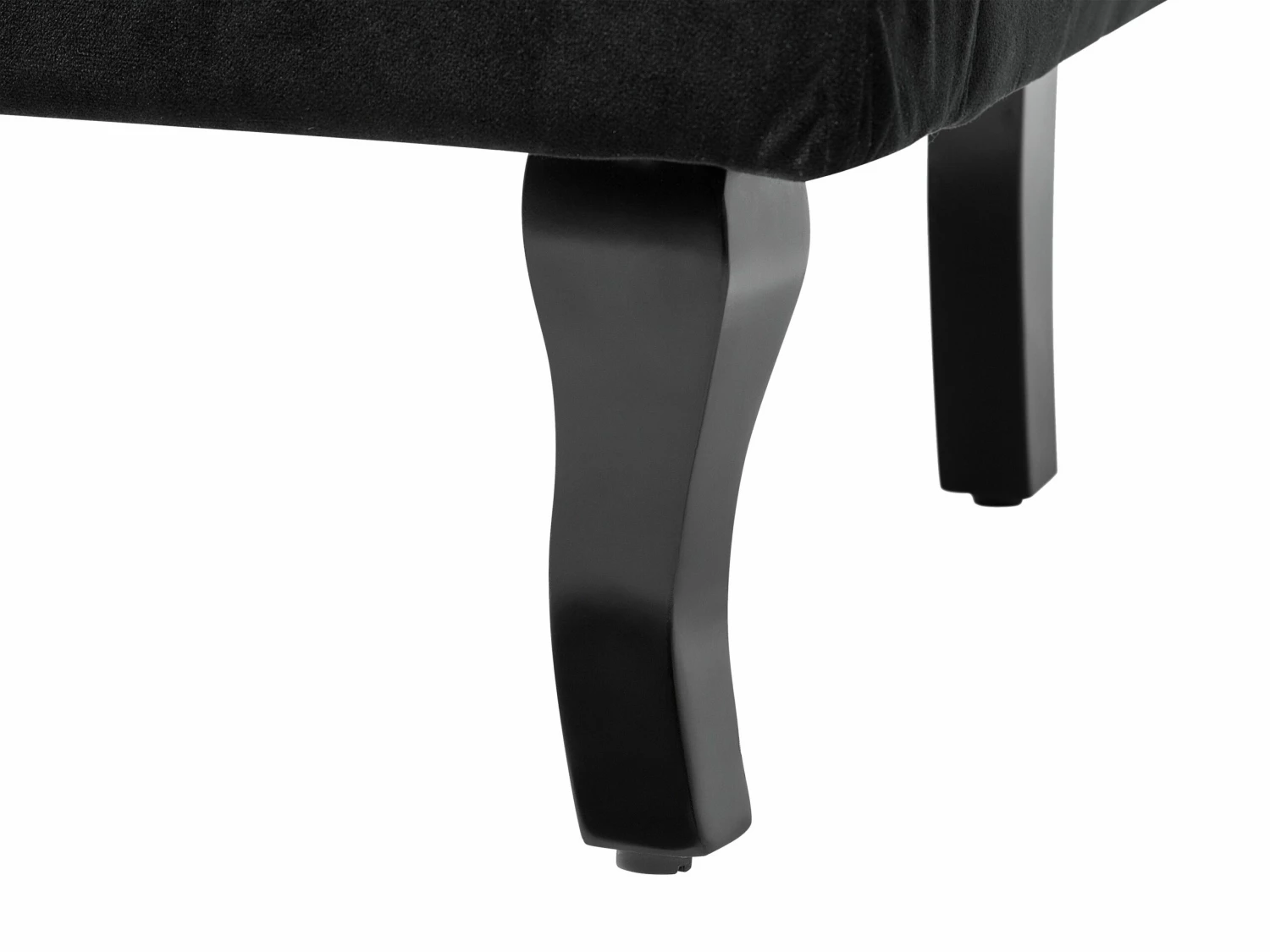 Sessel Samtstoff Schwarz ALTA – Bild 8