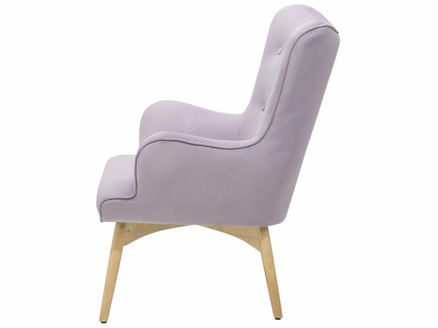 Sessel Samtstoff Rosa Plus Hocker VEJLE – Bild 5