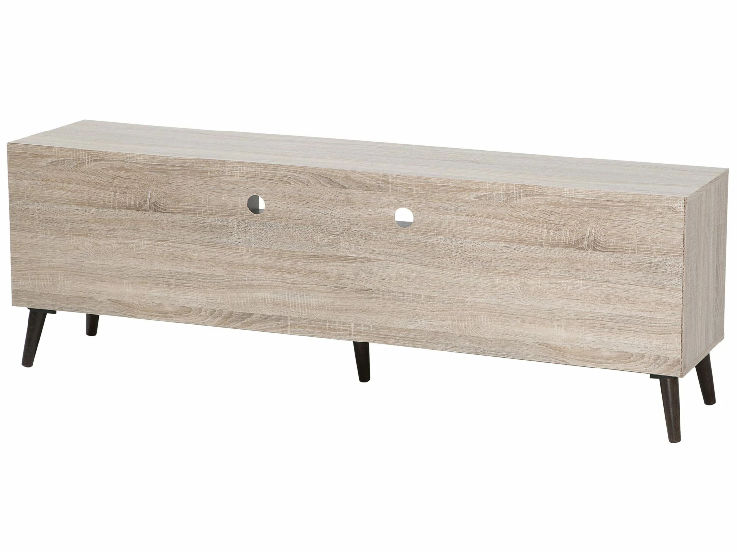 TV-Möbel Heller Holzfarbton / Grau 180 X 40 X 60 Cm ALLOA – Bild 6