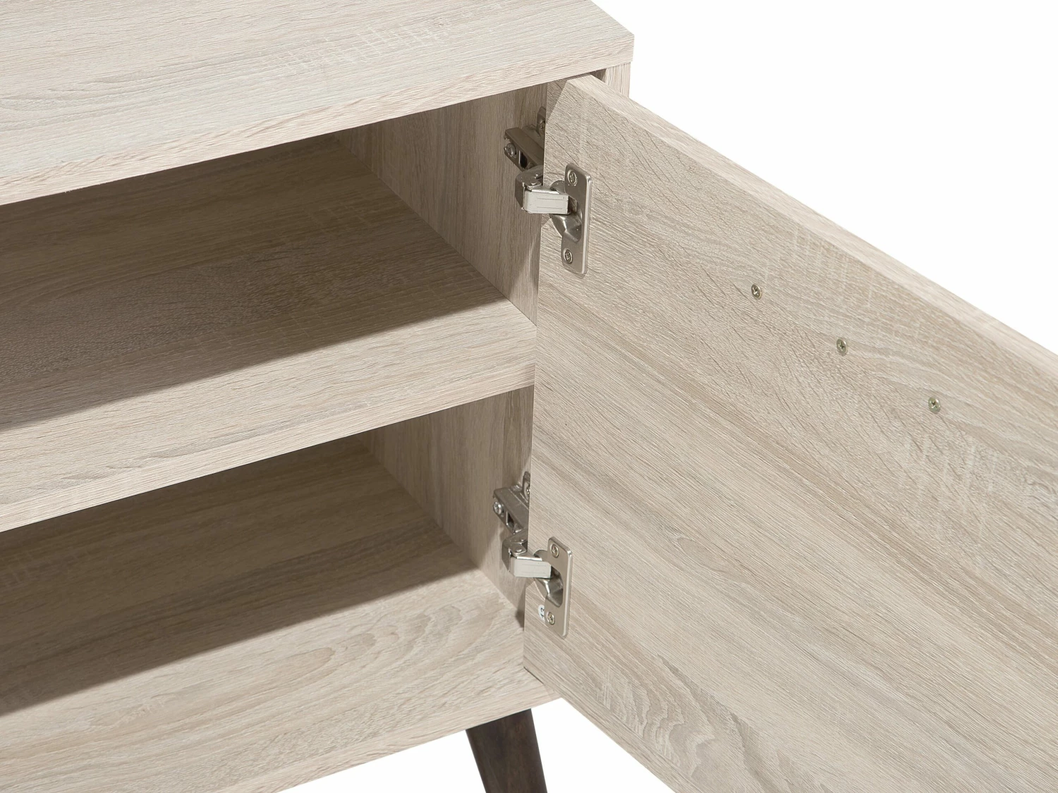 TV-Möbel Heller Holzfarbton / Grau 180 X 40 X 60 Cm ALLOA – Bild 9