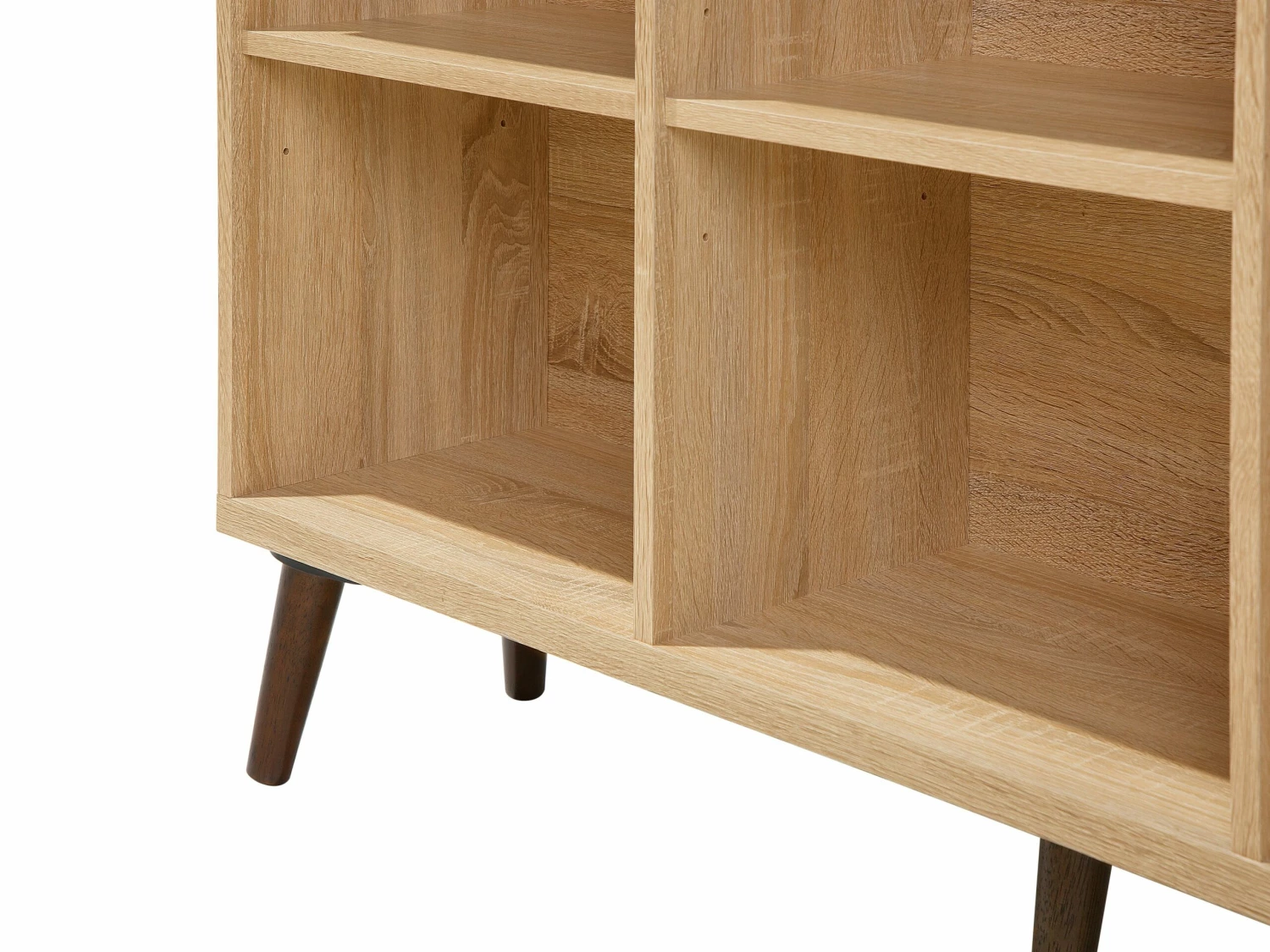 Regal Heller Holzfarbton / Grau 17 Fächer ALLOA – Bild 8