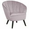 Sessel Samtstoff Rosa DALA