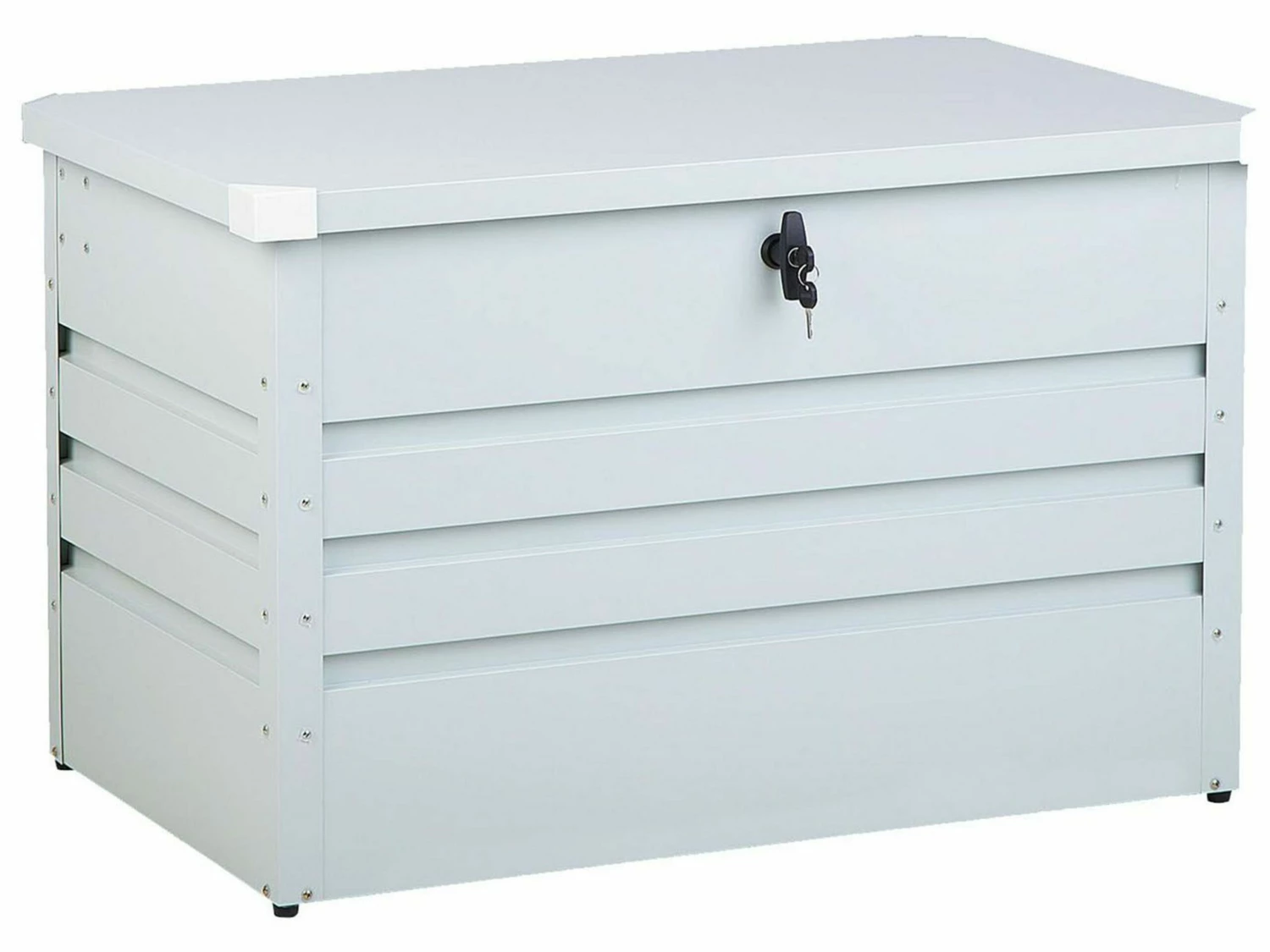 Auflagenbox Stahl Hellgrau 100 X 62 Cm CEBROSA – Bild 4