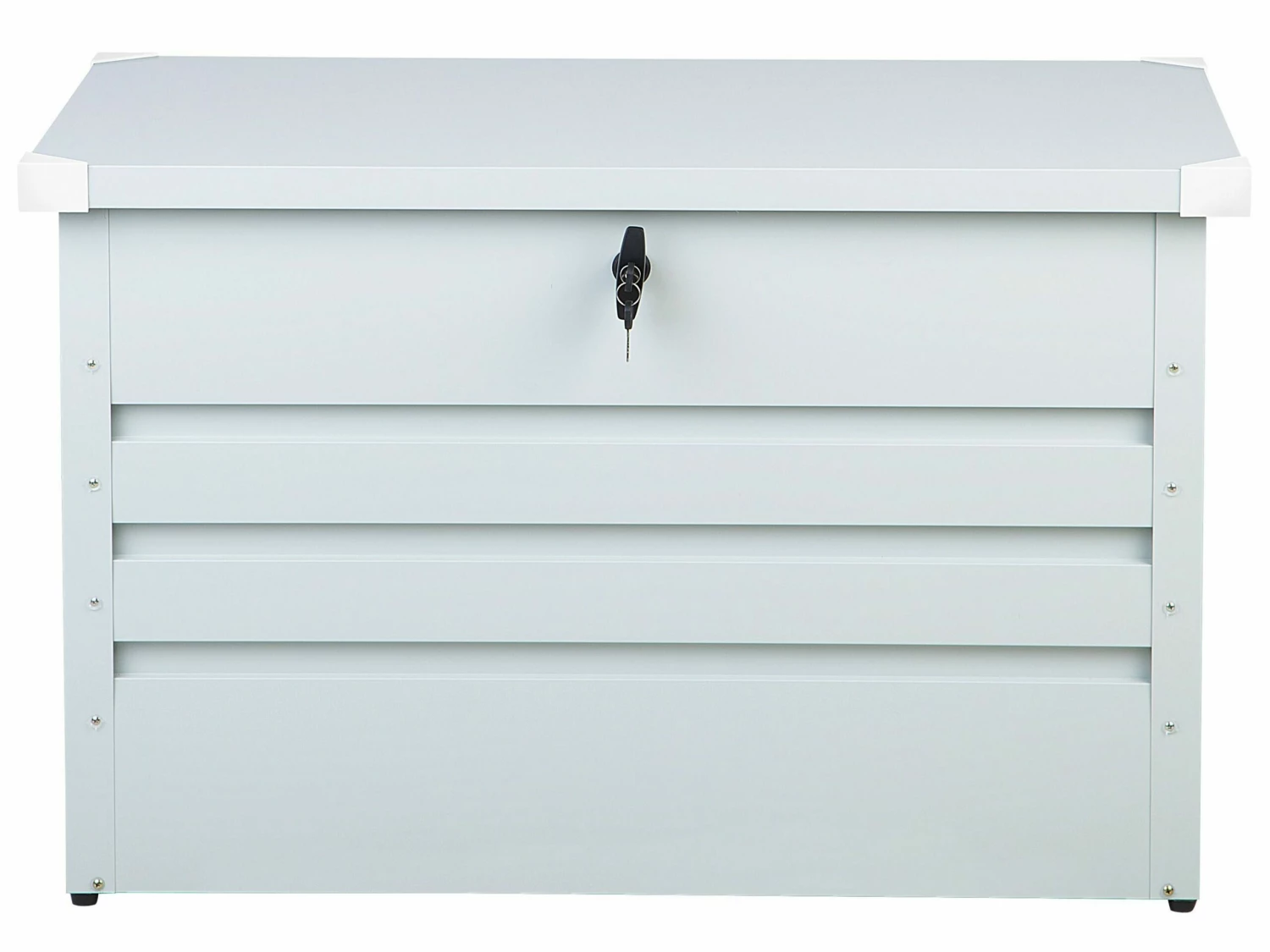 Auflagenbox Stahl Hellgrau 100 X 62 Cm CEBROSA – Bild 5