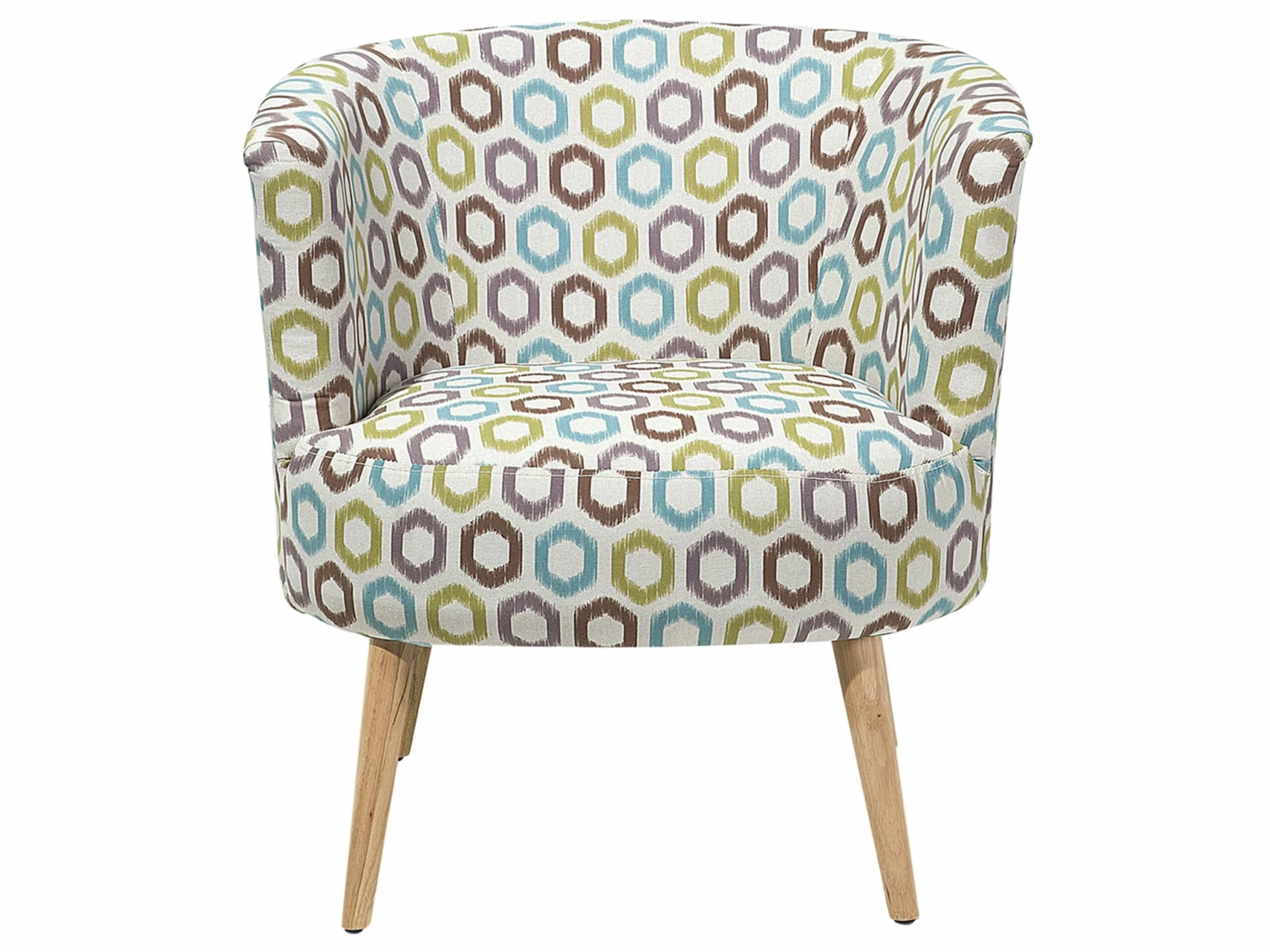 Sessel Polsterbezug Bunt Geometrisches Muster ODENZEN – Bild 3