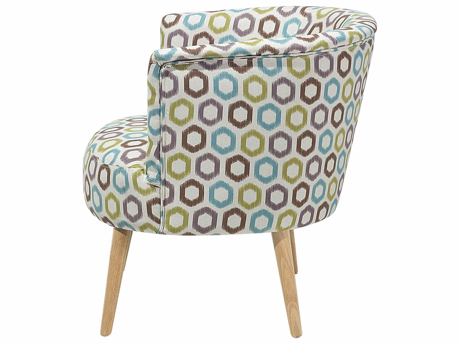 Sessel Polsterbezug Bunt Geometrisches Muster ODENZEN – Bild 4
