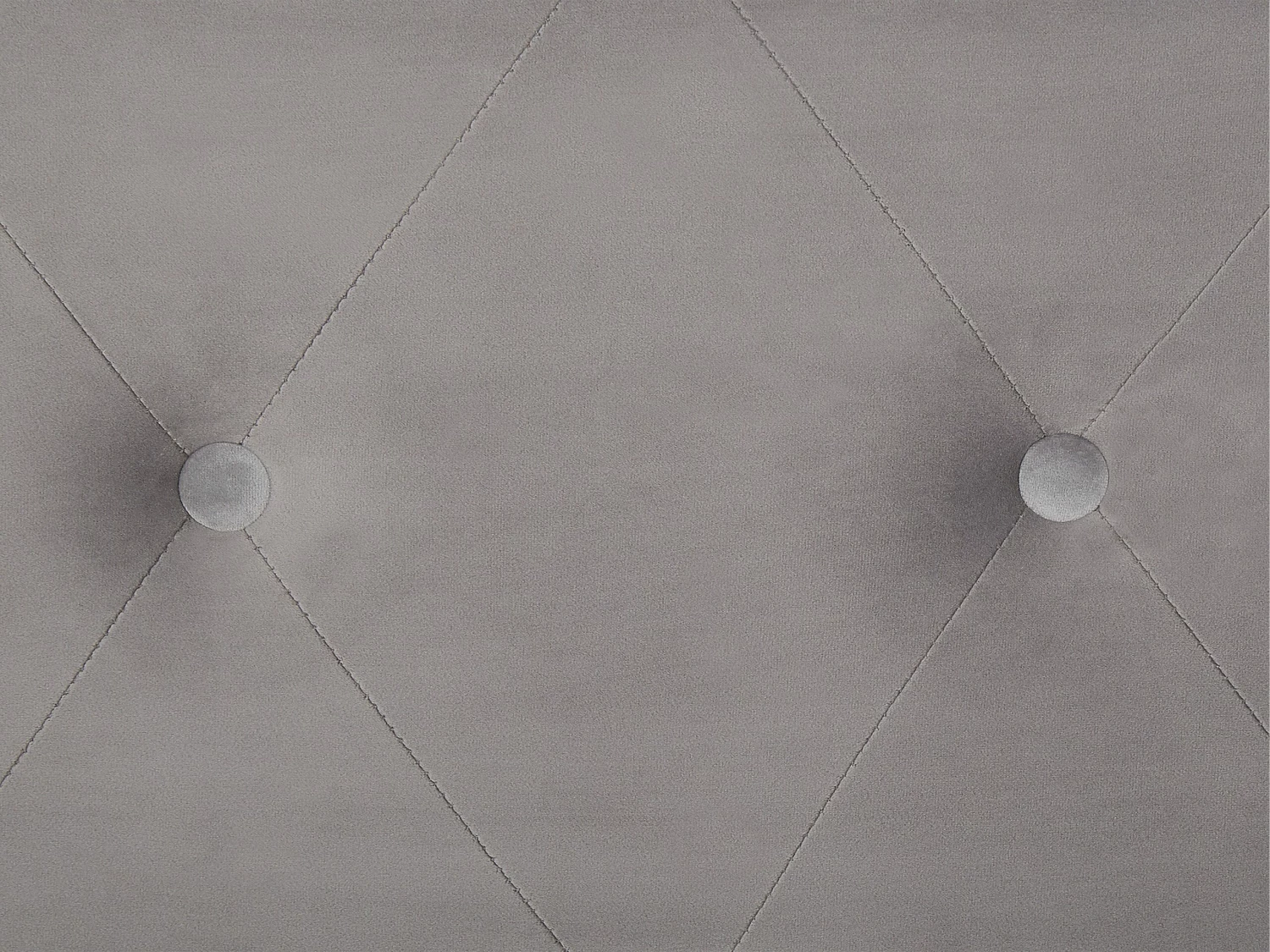 Hocker Grau Samtstoff MALLARD – Bild 8