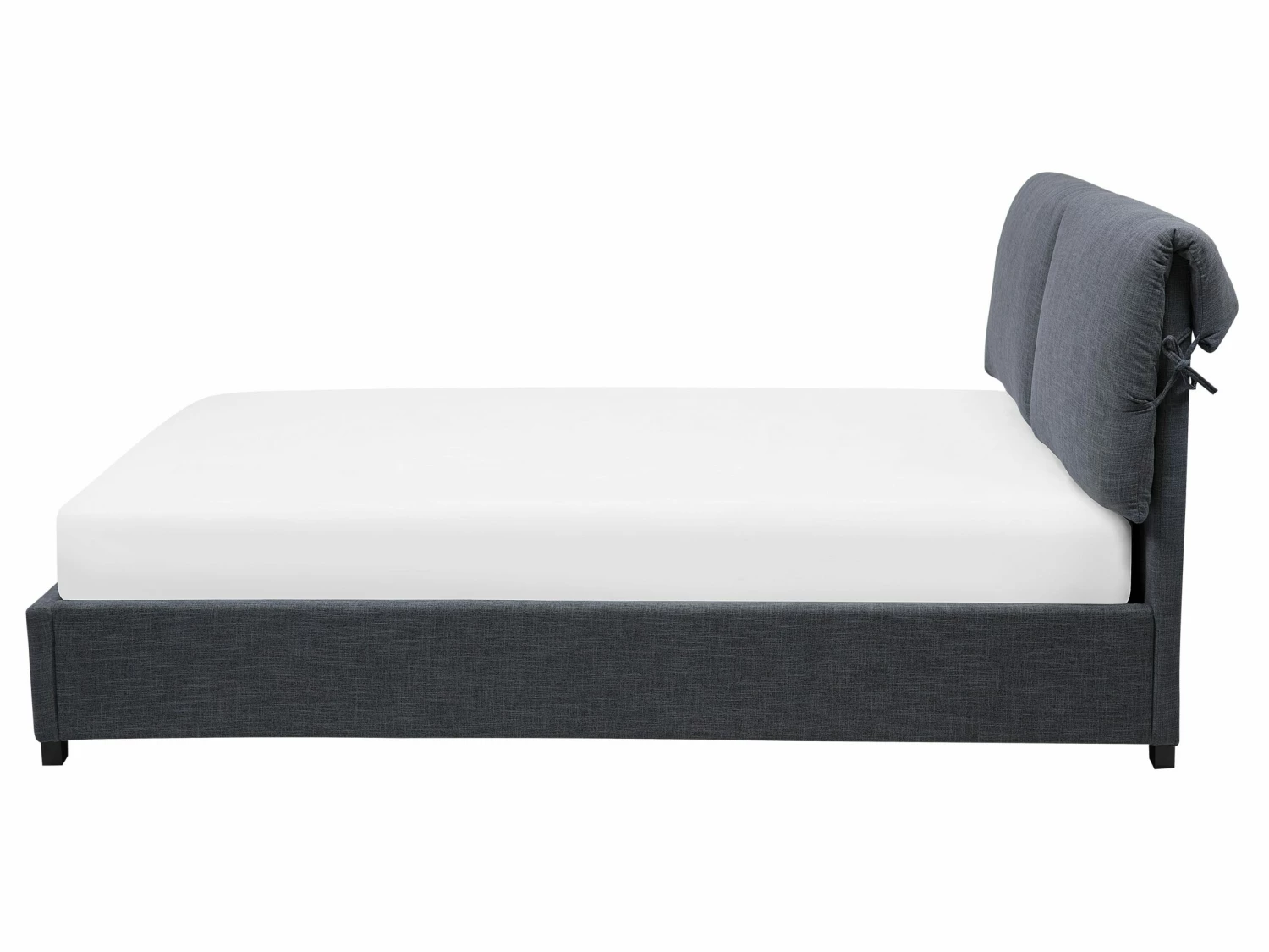 Polsterbett Leinenoptik Grau Mit Lattenrost Verschiedene Größen BELFORT – Bild 4