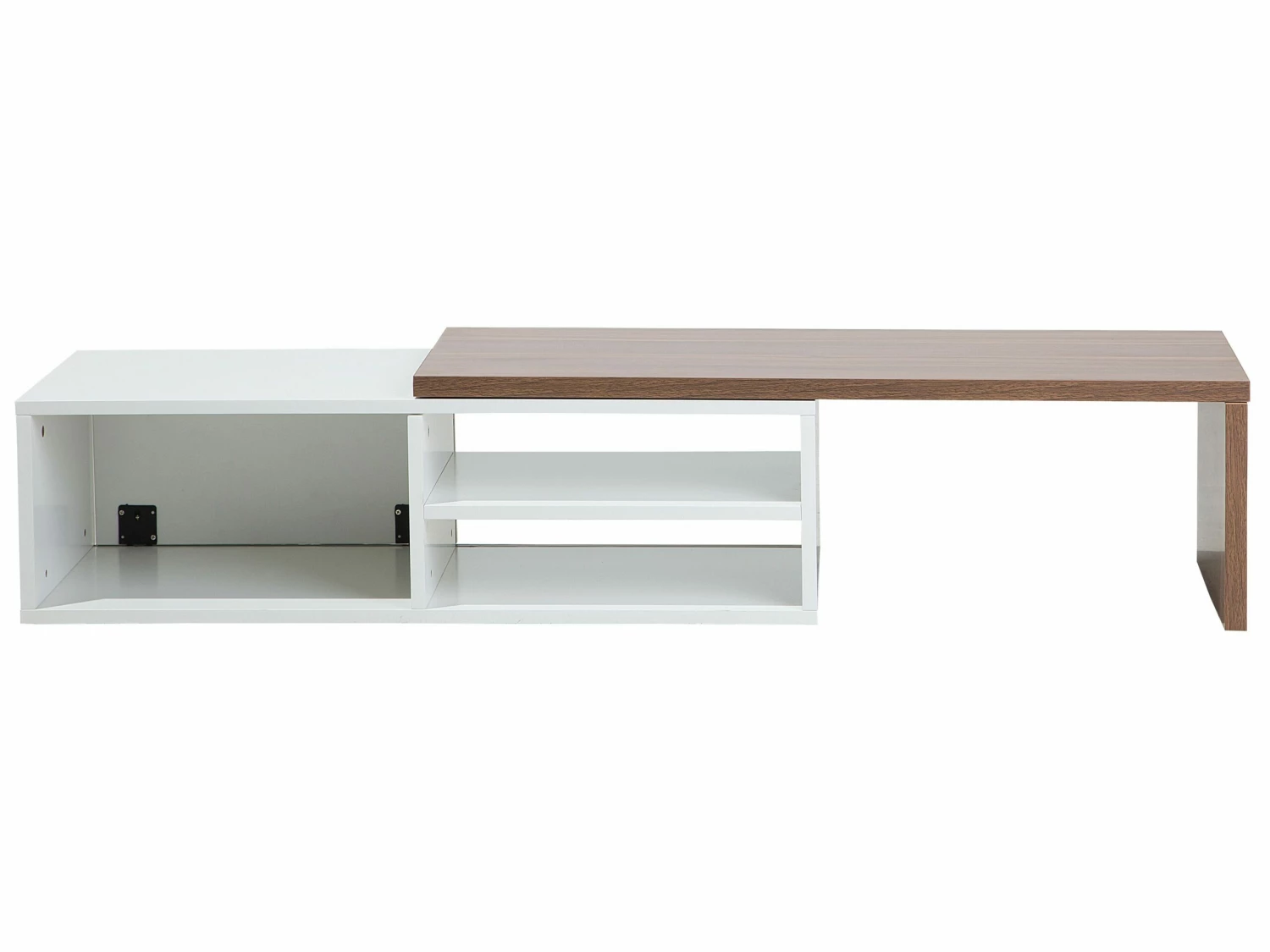 TV-Möbel Weiß / Dunkler Holzfarbton 110 / 159 X 40 X 32 Cm YONKERS – Bild 5