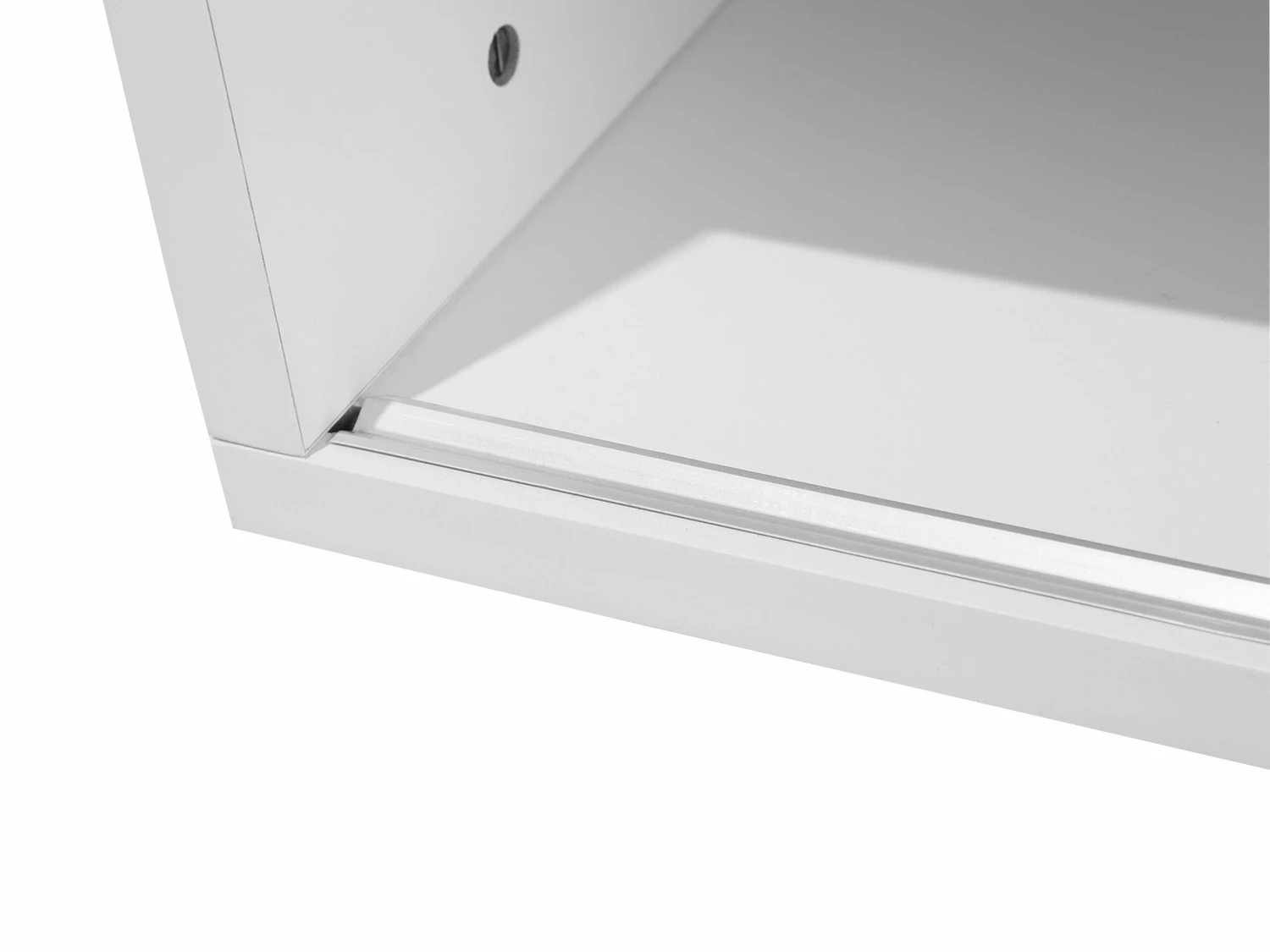 TV-Möbel Weiß / Dunkler Holzfarbton 110 / 159 X 40 X 32 Cm YONKERS – Bild 7