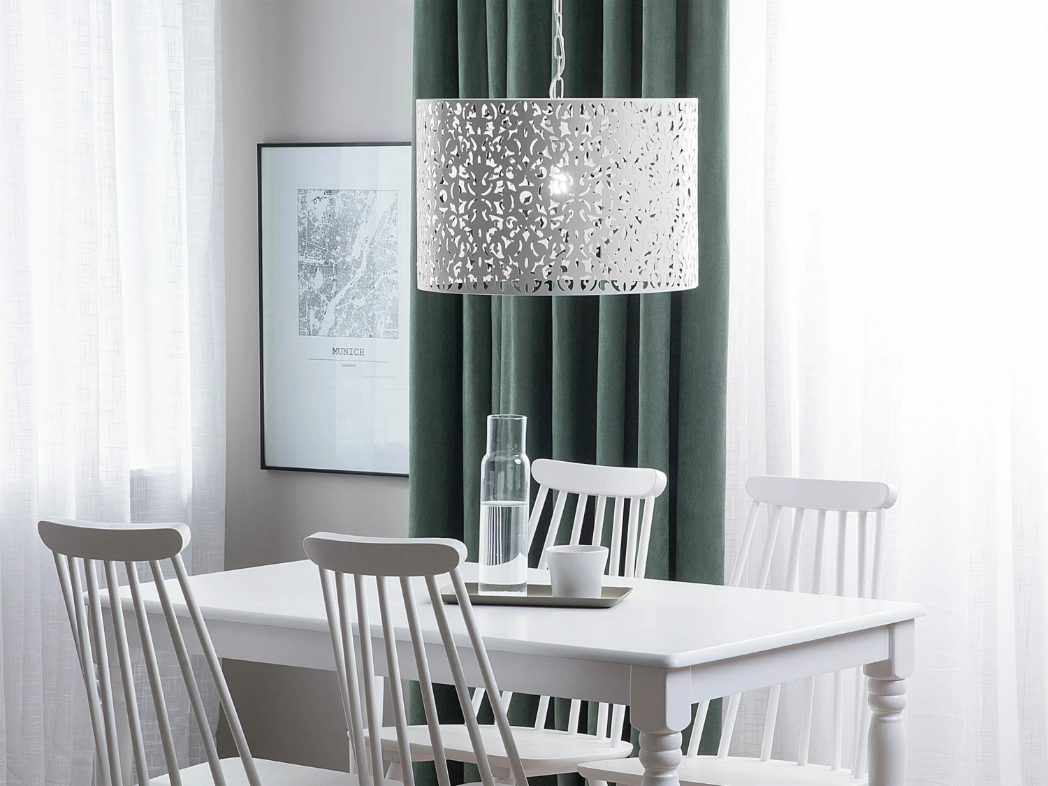 Esszimmerstuhl Kunststoff Weiß 2er Set VENTNOR – Bild 4