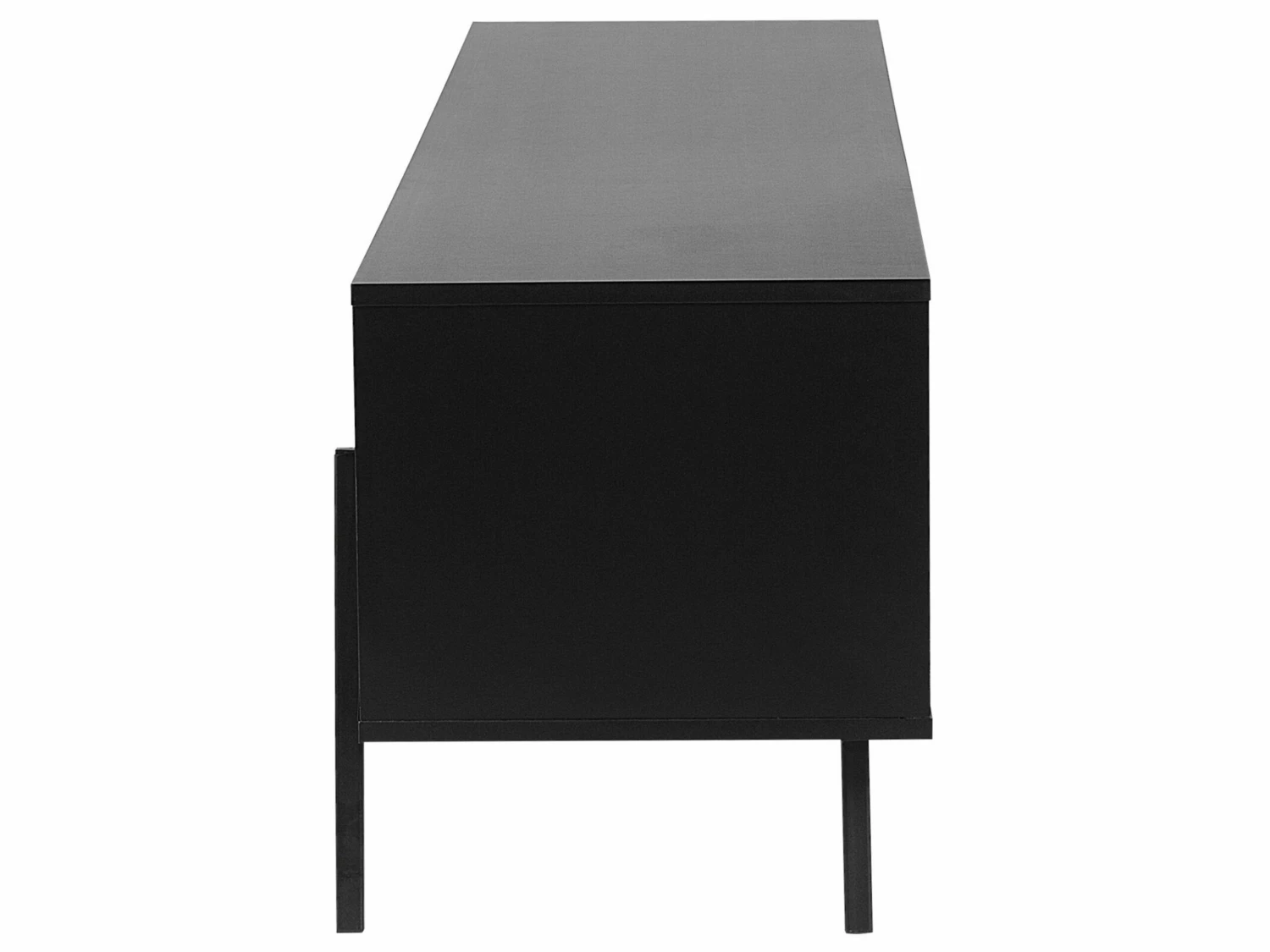 TV-Möbel Heller Holzfarbton / Schwarz Mit Schublade 177 X 40 X 46 Cm BLACKPOOL – Bild 7