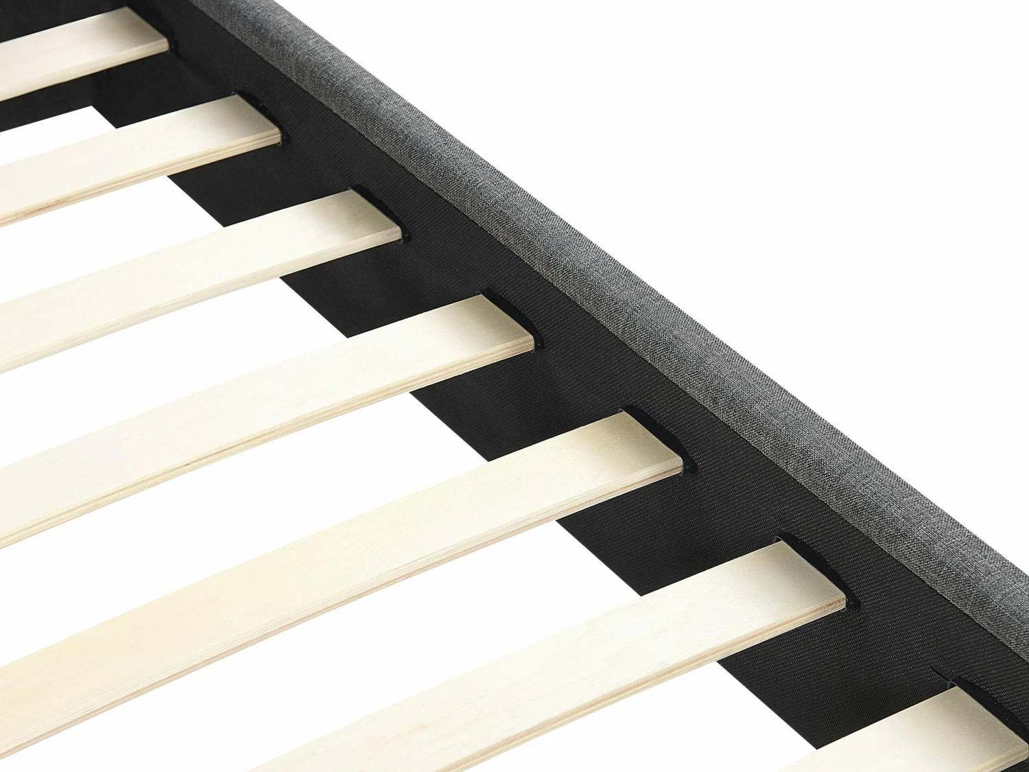 Polsterbett Grau Lattenrost Verschiedene Größen ALBI – Bild 6