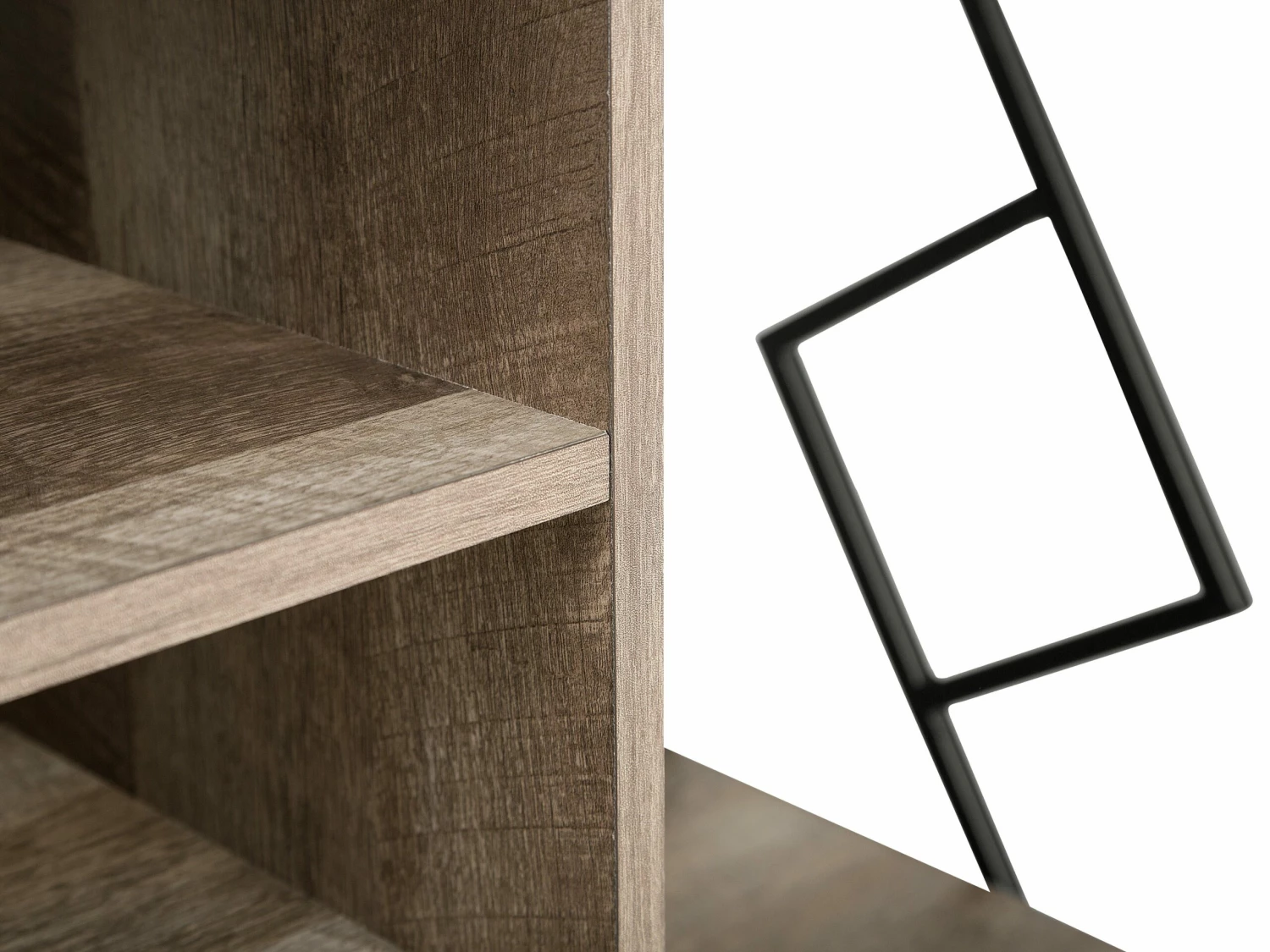 TV-Möbel Dunkler Holzfarbton 140 X 40 X 60 Cm FORRES – Bild 6