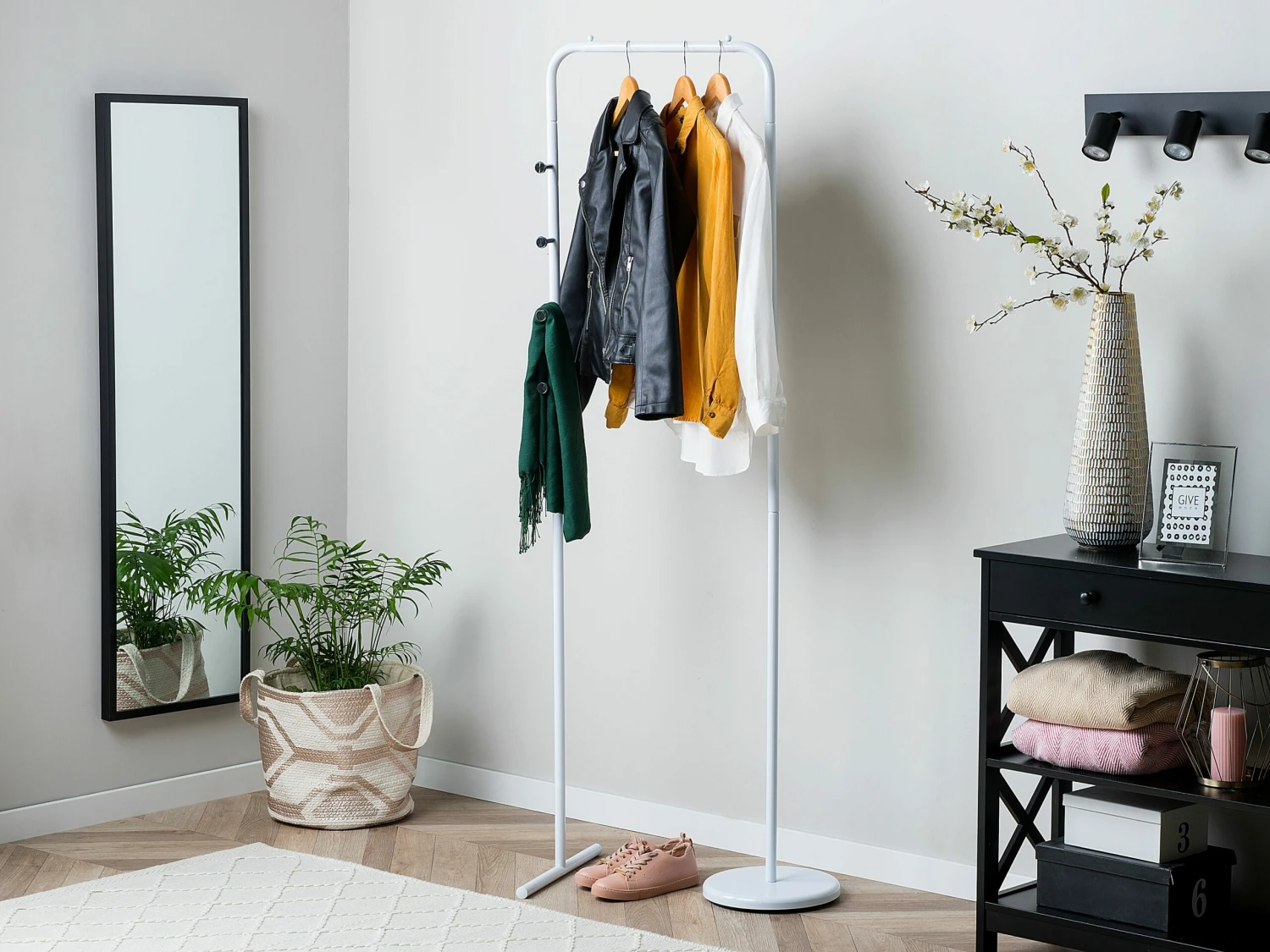Kleiderständer Metall Weiß 175 Cm BENTON – Bild 2