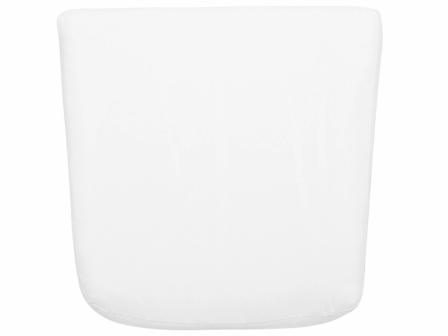 Gartensessel Rattan Dunkelbraun 2er Set Auflage Weiß ITALY – Bild 10