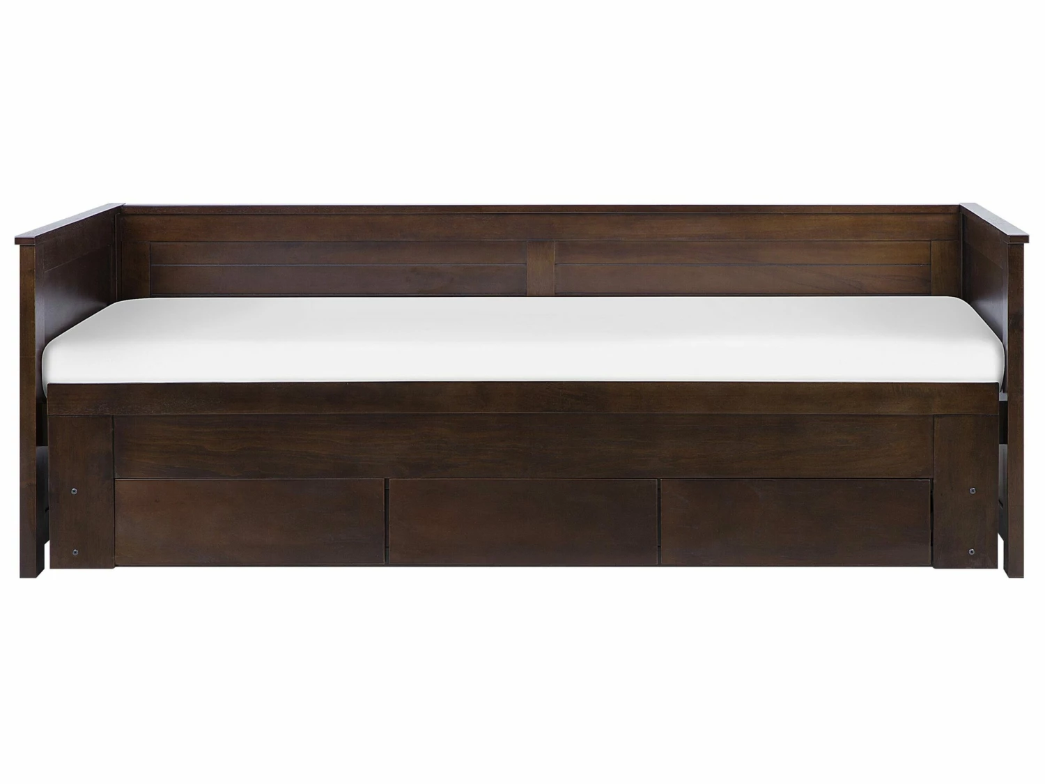 Tagesbett Ausziehbar Holz Dunkelbraun Lattenrost 90 X 200 Cm CAHORS – Bild 8