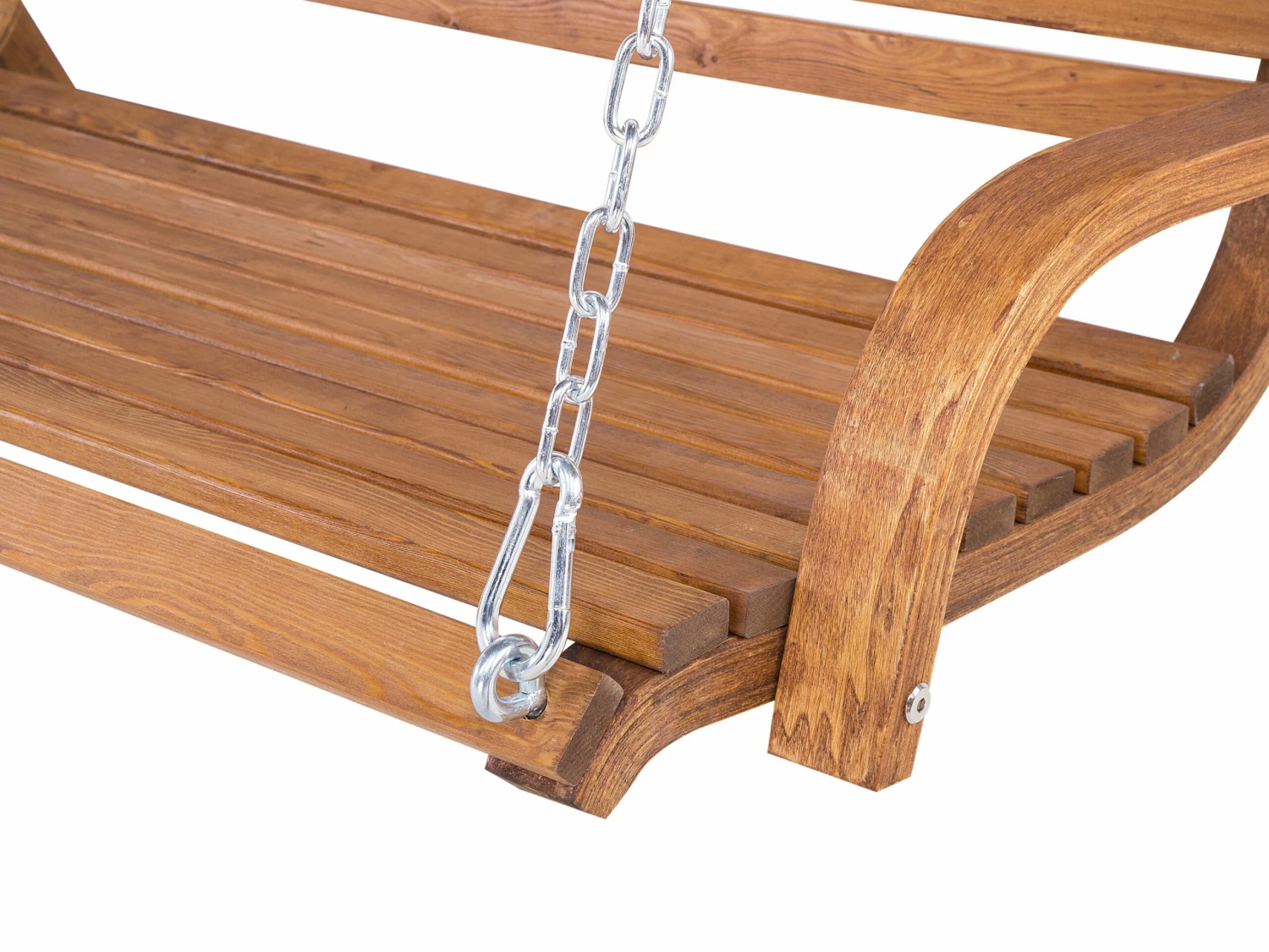 Gartenschaukel Lärchenholz Dunkelbraun NOVARA – Bild 10