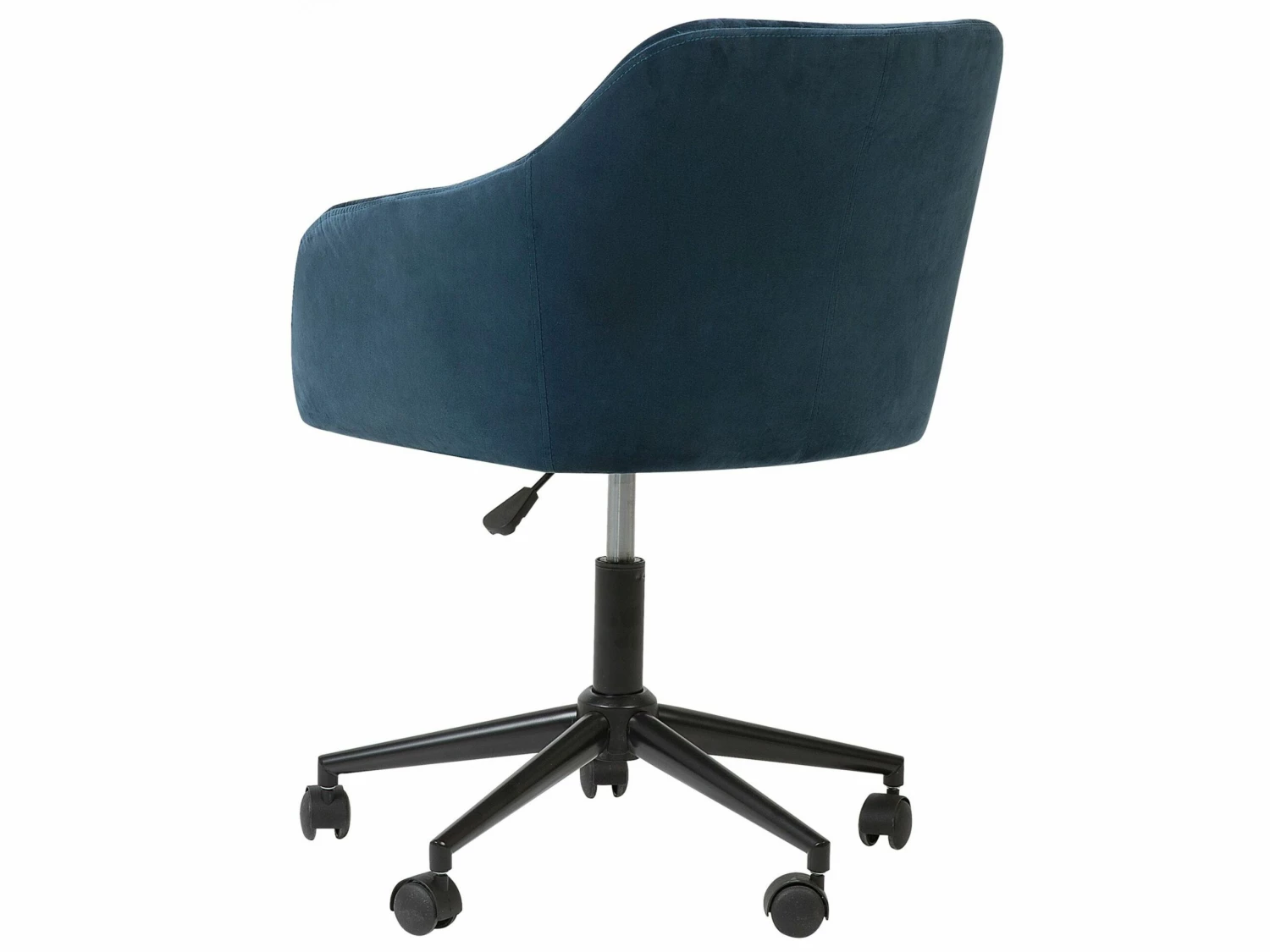 Arbeitshocker Mit Rollen Blau Samtstoff VENICE – Bild 6