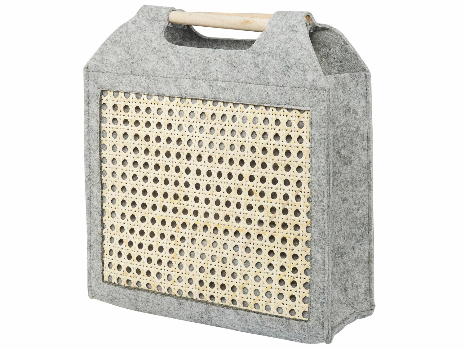 Korb Filz Hellgrau 3er Set SARIOT – Bild 8