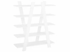 Bücherregal Weiß 5 Fächer ESCALANTE