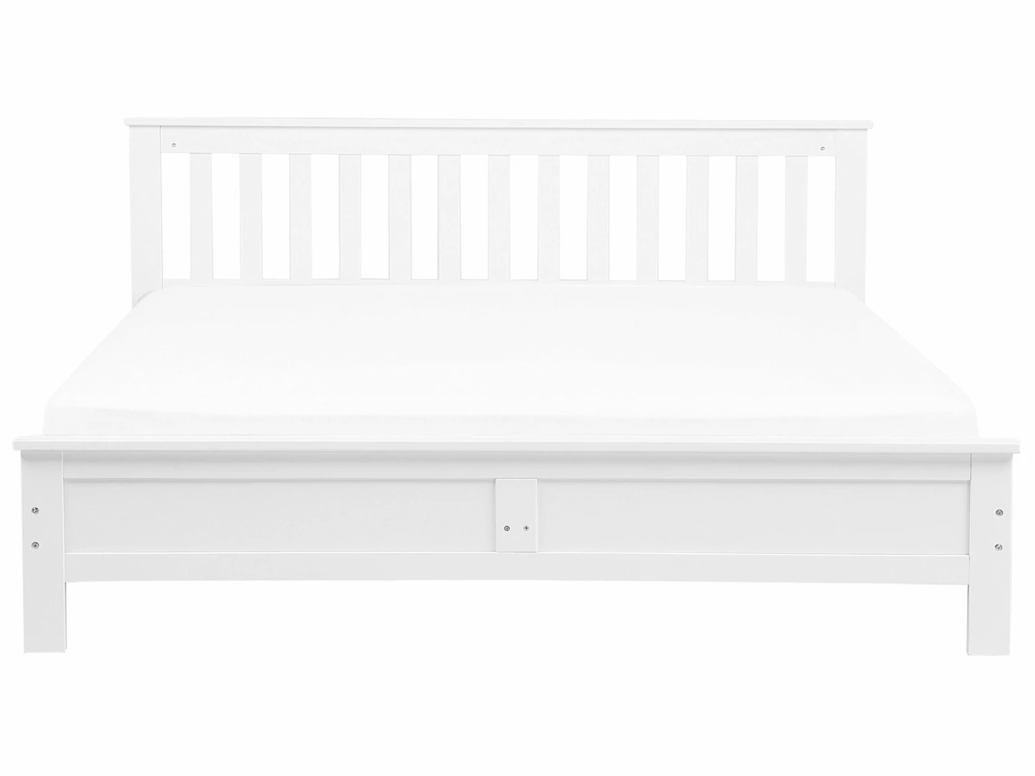 Holzbett Weiß Lattenrost Verschiedene Größen MAYENNE – Bild 3